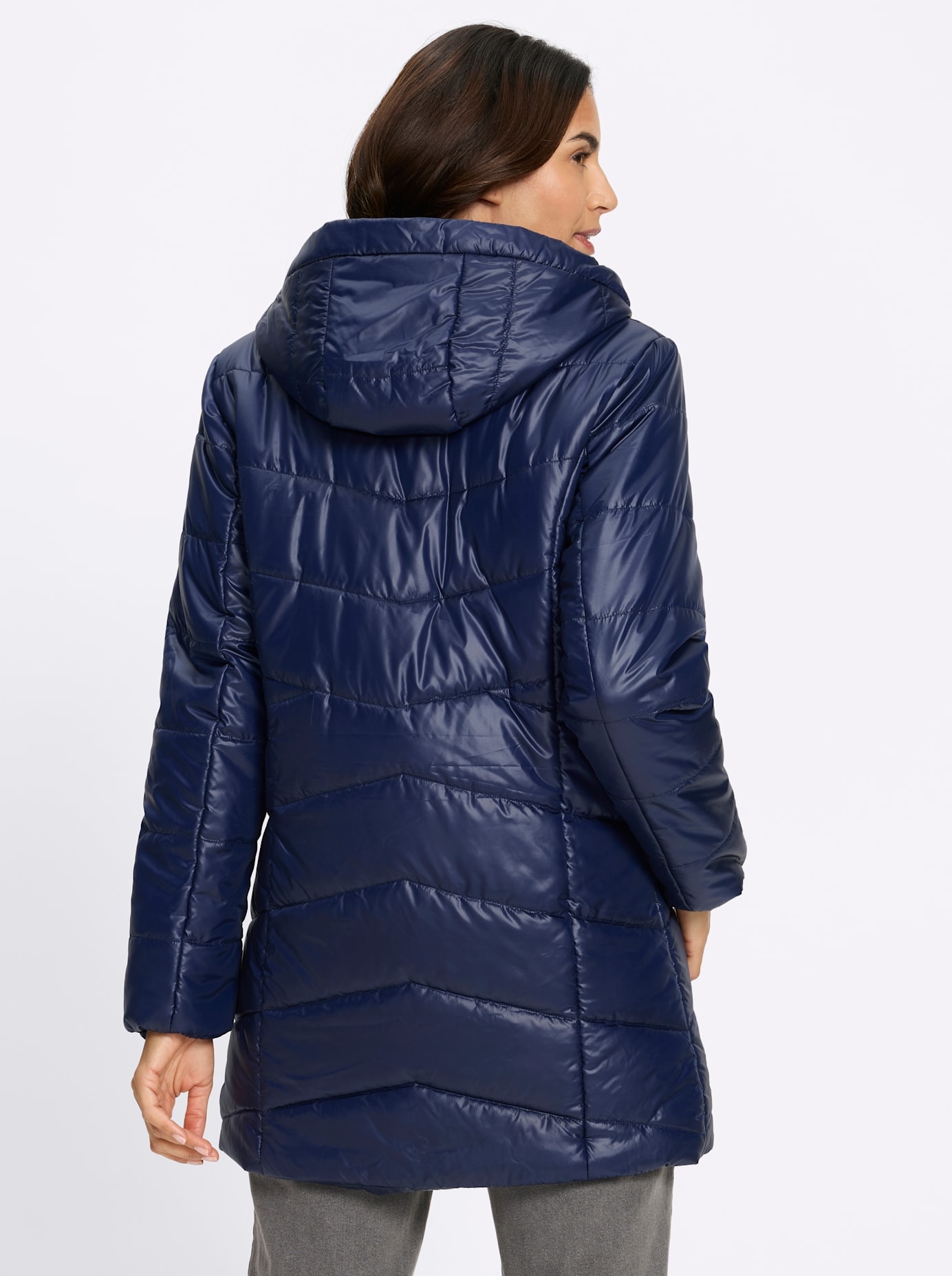 Inspirationen Steppjacke mit Kapuze