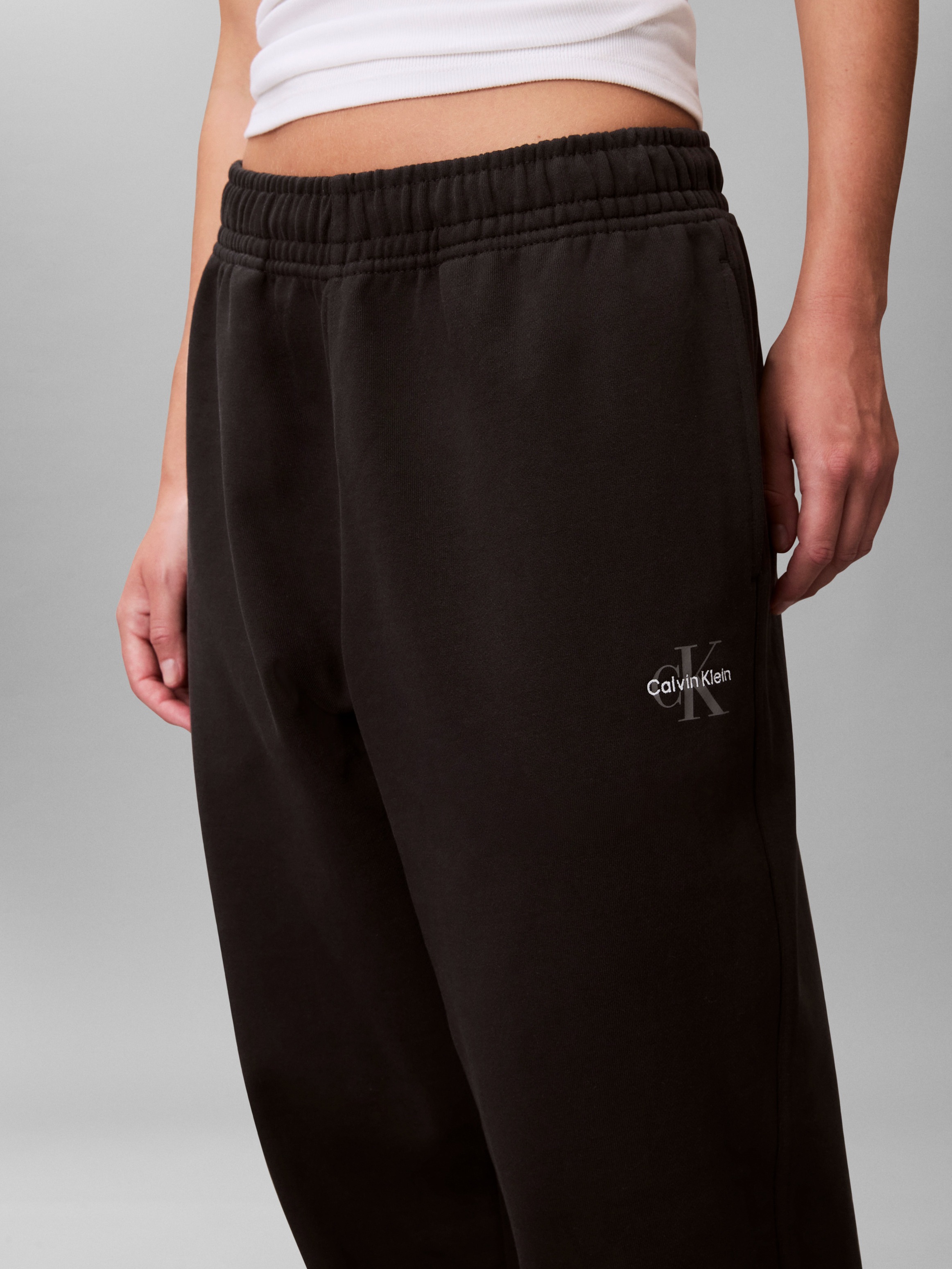 Calvin Klein Monologo Jogginghose Schwarz Größe L 3