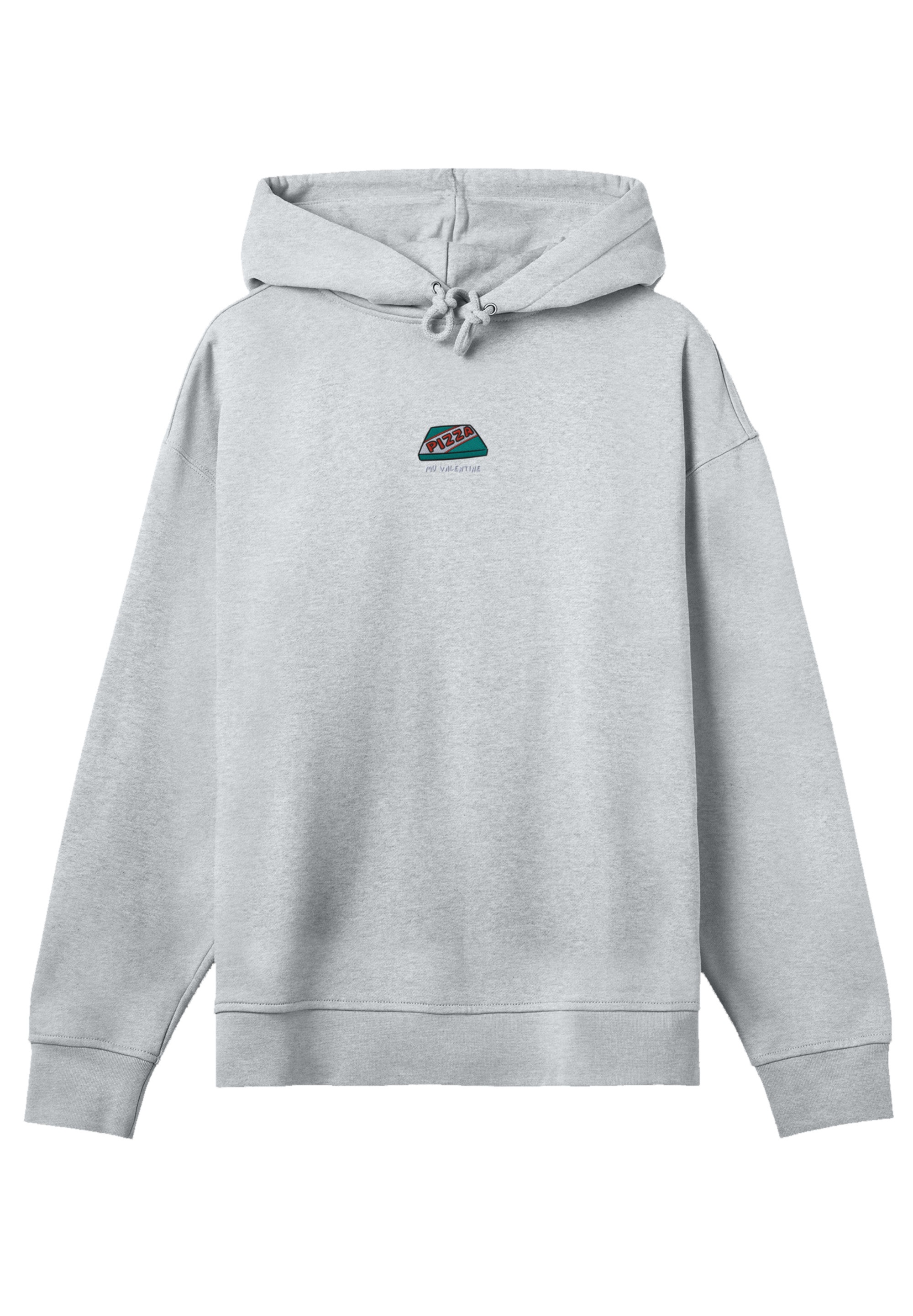 F4NT4STIC Kapuzenpullover "Pizza Is My Valentine bestickt", bestickt, Premi günstig online kaufen