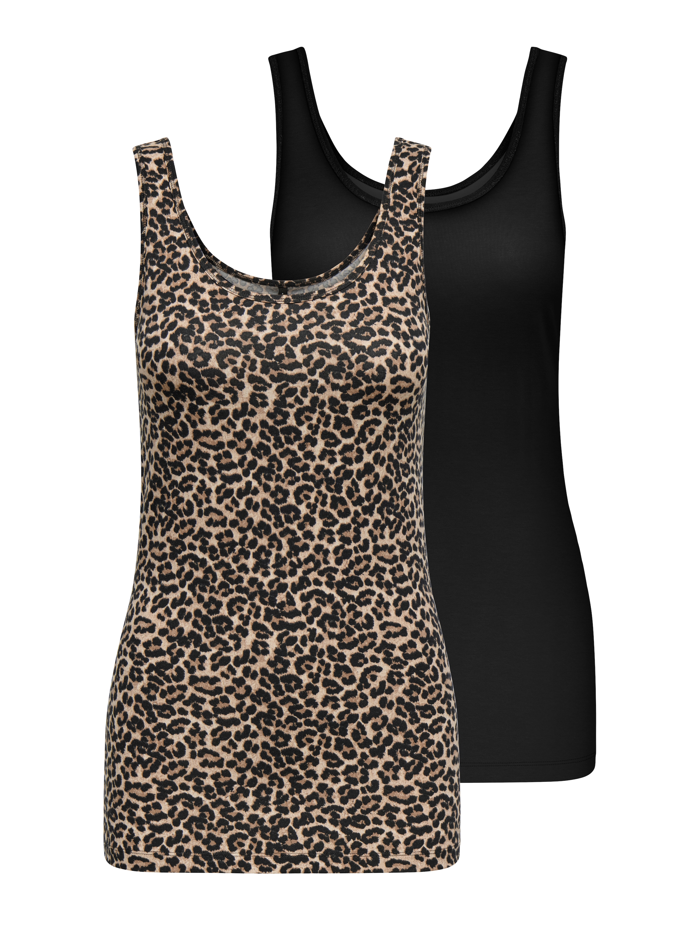 ONLY Tanktop "ONLLIVE – Tanktops im Doppelpack mit Stretchkomfort", (Set, 2 günstig online kaufen