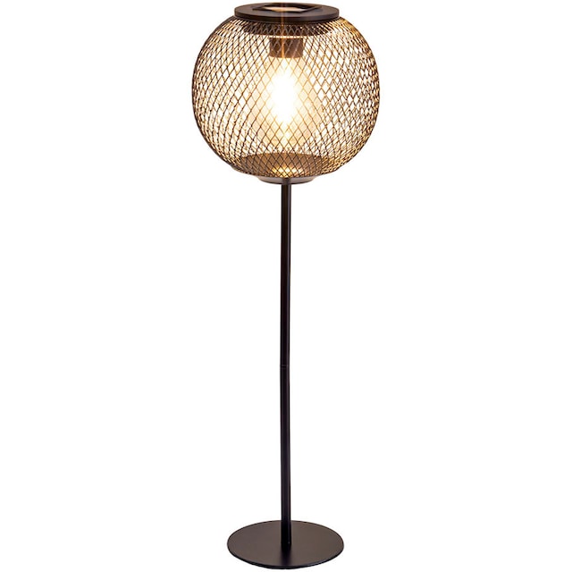 näve LED Solarleuchte »Geli«, 1 flammig-flammig, Tischleuchte, schwarzes  Metallgeflecht, LED warmweiß, Höhe 46,5cm kaufen | BAUR