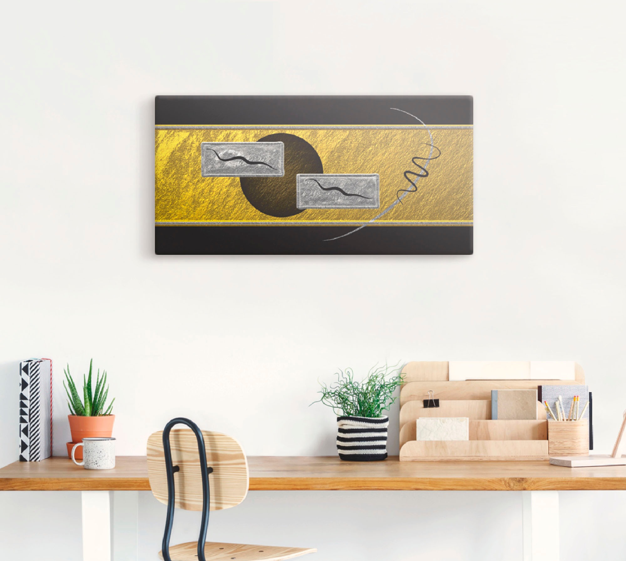 Artland Wandbild »Abstrakt III«, Muster, (1 St.), als Leinwandbild, Wandaufkleber in verschied. Größen