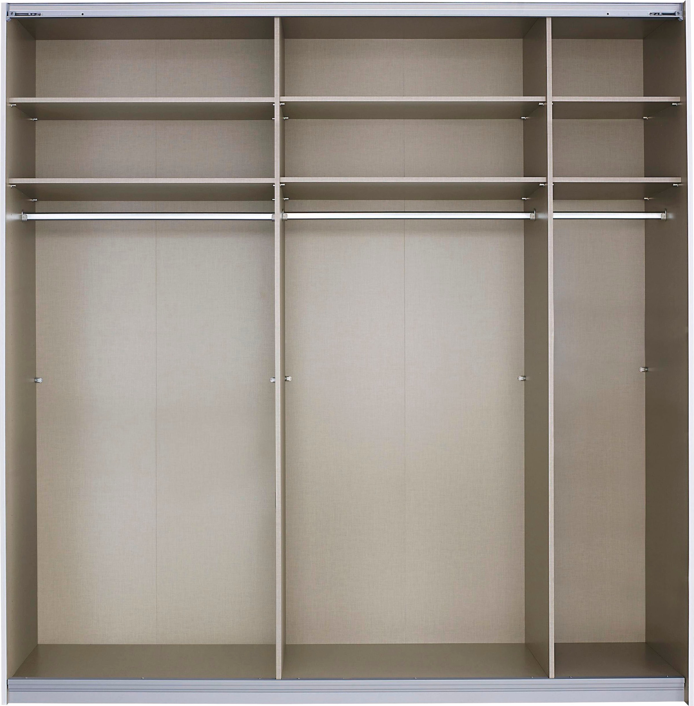 rauch Schwebetürenschrank »Quadra Bestseller Schlafzimmerschrank in vielen Breiten«, Kleiderschrank Garderobenschrank Schrank mit Glaselementen