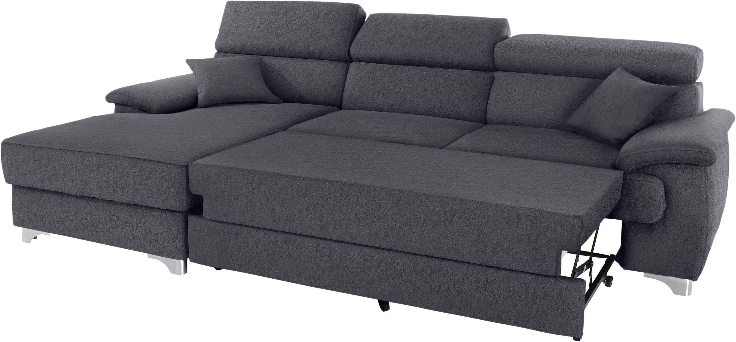 Thumbnail - DOMO collection Ecksofa "Mira, inklusive Kopfteilverstellung für mehr Wohlfühlkomfort, L-Form" wahlweise mit Bettfunktio...