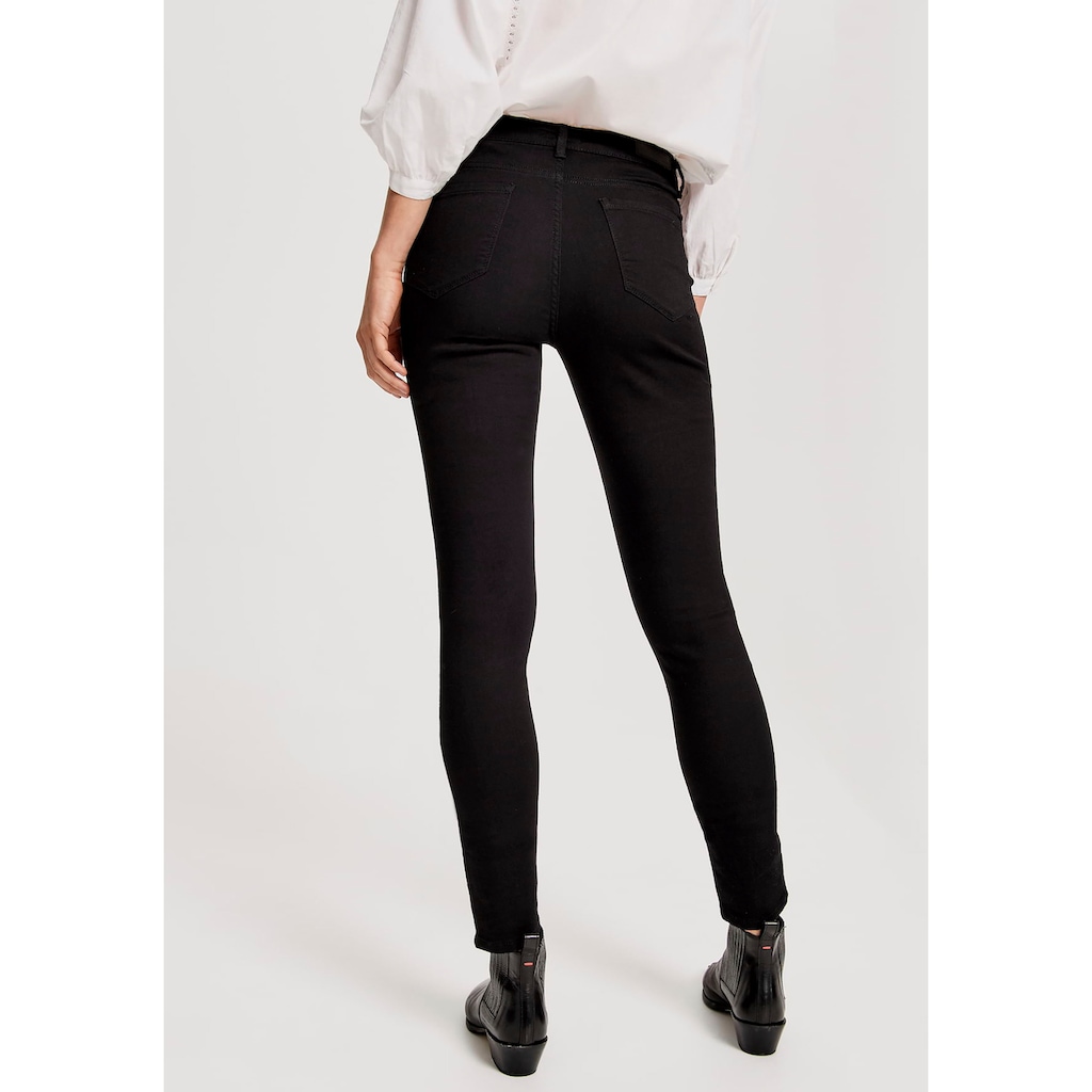 OPUS Skinny-fit-Jeans »Elma black« im Five-Pocket-Design MN7382