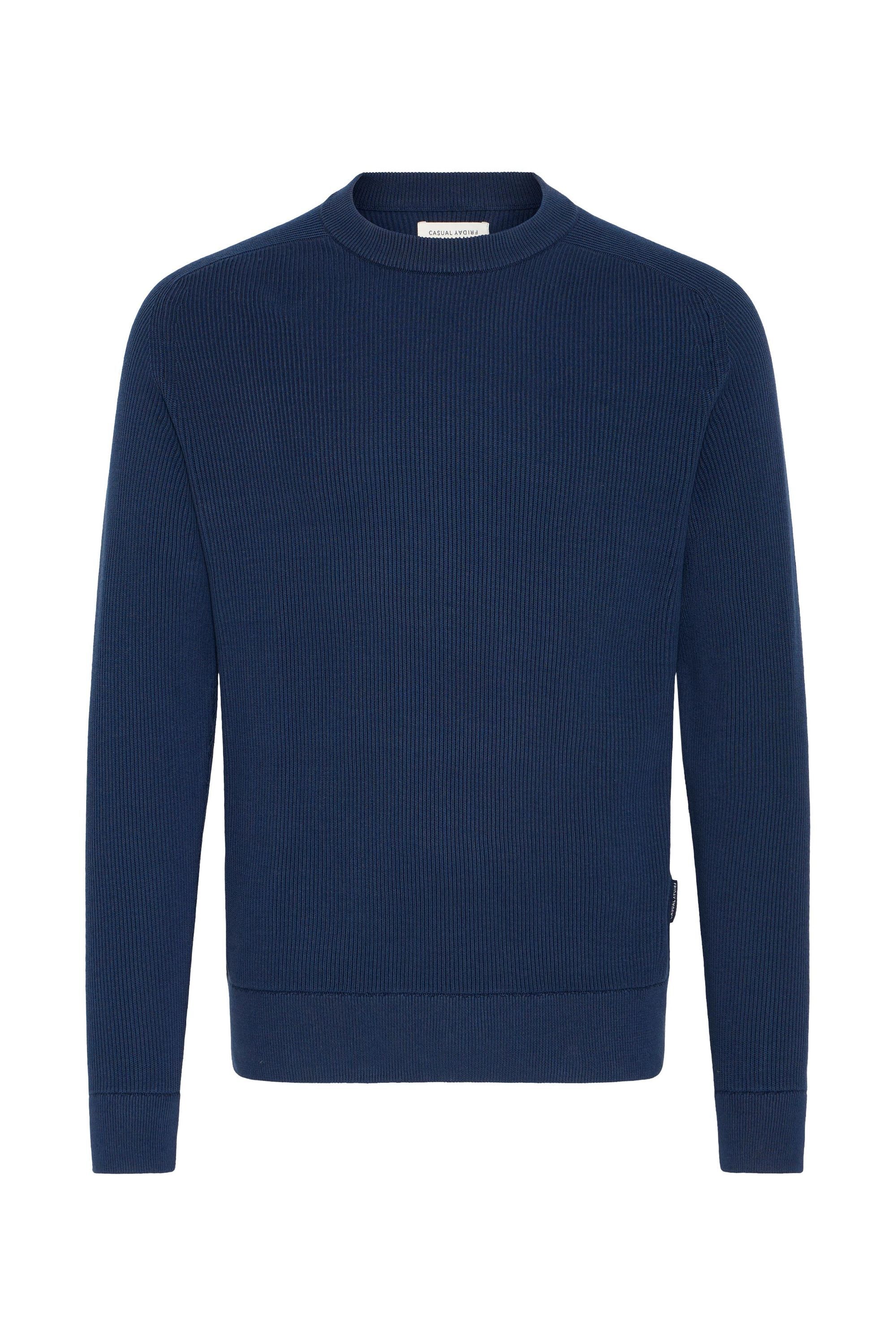 Casual Friday Strickfleece-Pullover "Strickpullover CFNordin" günstig online kaufen