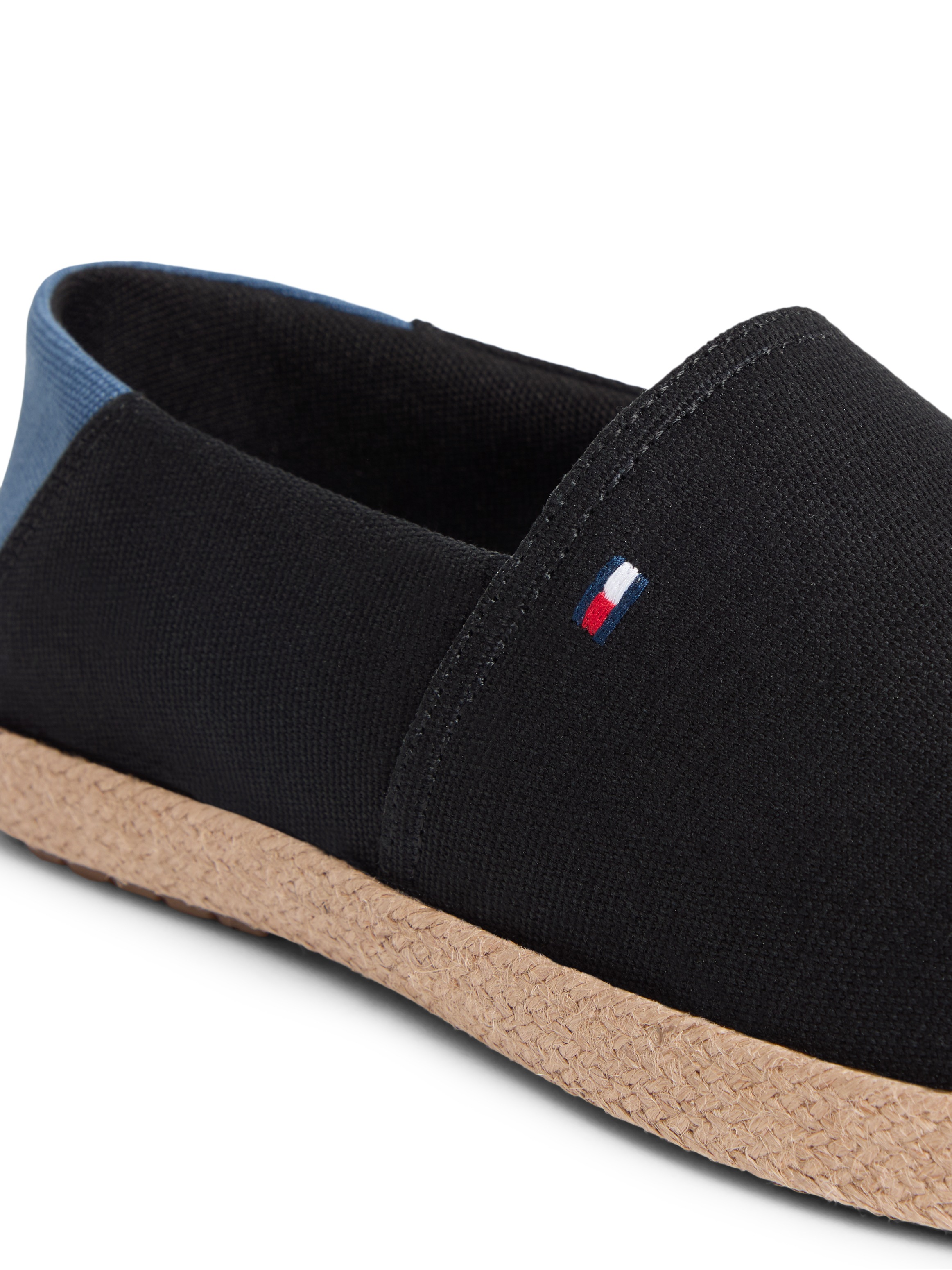 Tommy Hilfiger Espadrille "CORE HILFIGER ESPADRILLE TEXTILE" Slipper, Schlu günstig online kaufen
