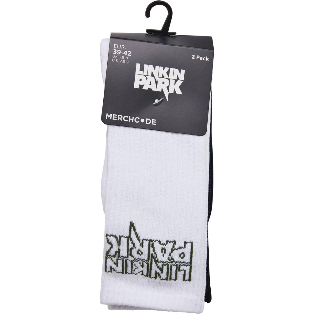 Merchcode Basicsocken »Merchcode Unisex Linkin Park Socks 2-Pack«, (1 Paar)