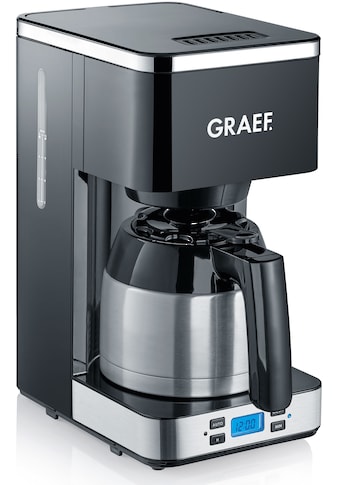 Graef Filterkaffeemaschine »FK 512«, 1 l Kaffeekanne, Korbfilter, 1x4, mit Timer und... kaufen