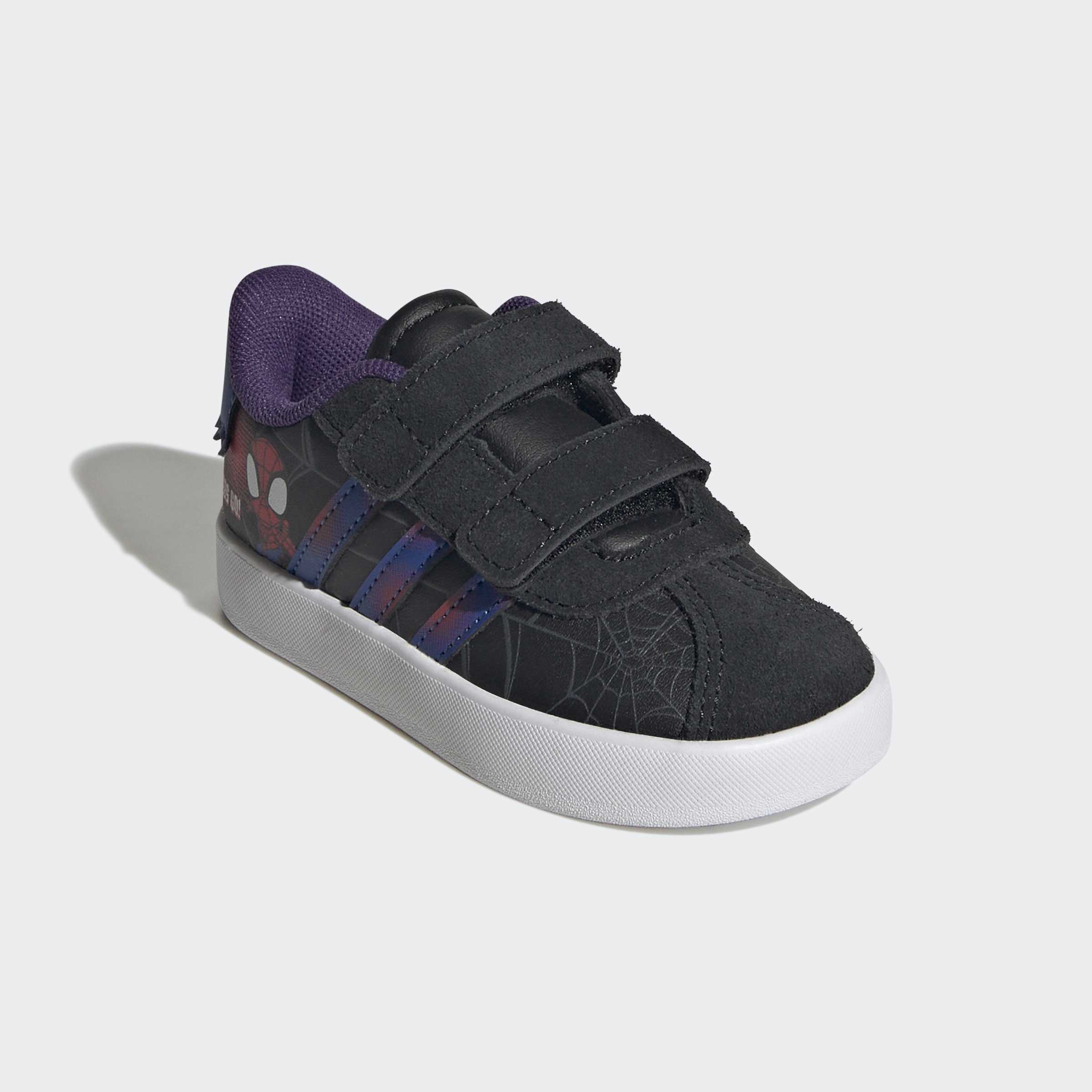 adidas Sportswear Sneaker "VL COURT SPIDER-MAN CF I" Design auf den Spuren des adidas Samba, für Kinder