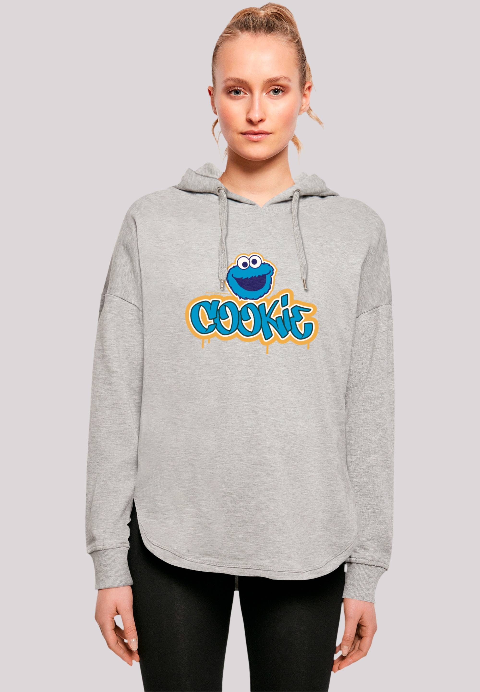 Kapuzenpullover »Sesamstraße Cookie Graffiti Logo«, Premium Qualität