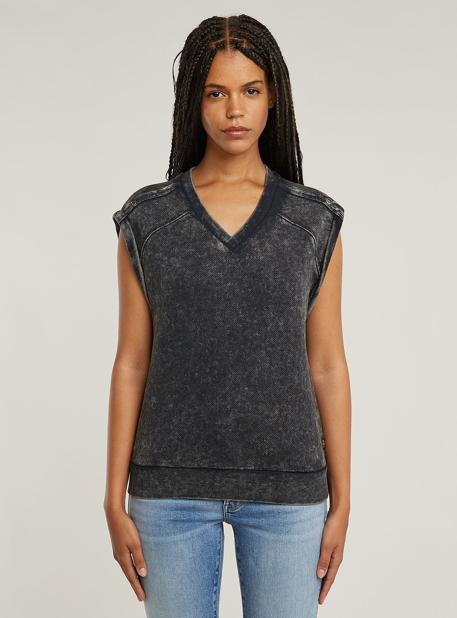 G-STAR Longpullover "Washed Sweatshirt" günstig online kaufen