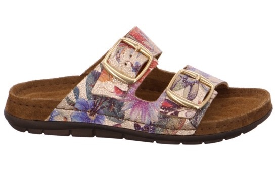 Rohde Pantolette "EASYS N42" Sommerschuh, Schlappen mit Softfußbett und Keilabsatz