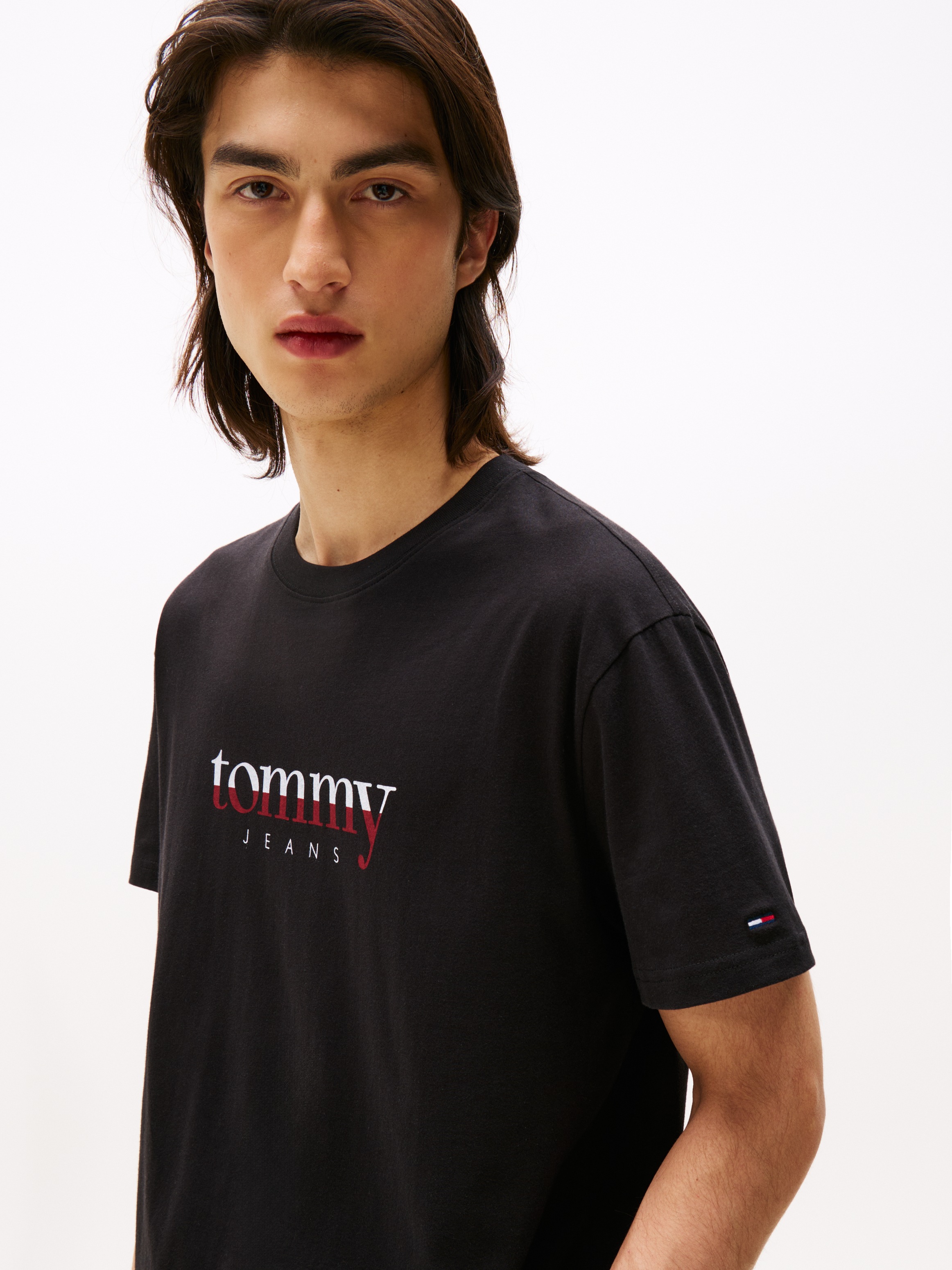 Tommy Jeans T-Shirt "aus Jersey mit Logo" günstig online kaufen