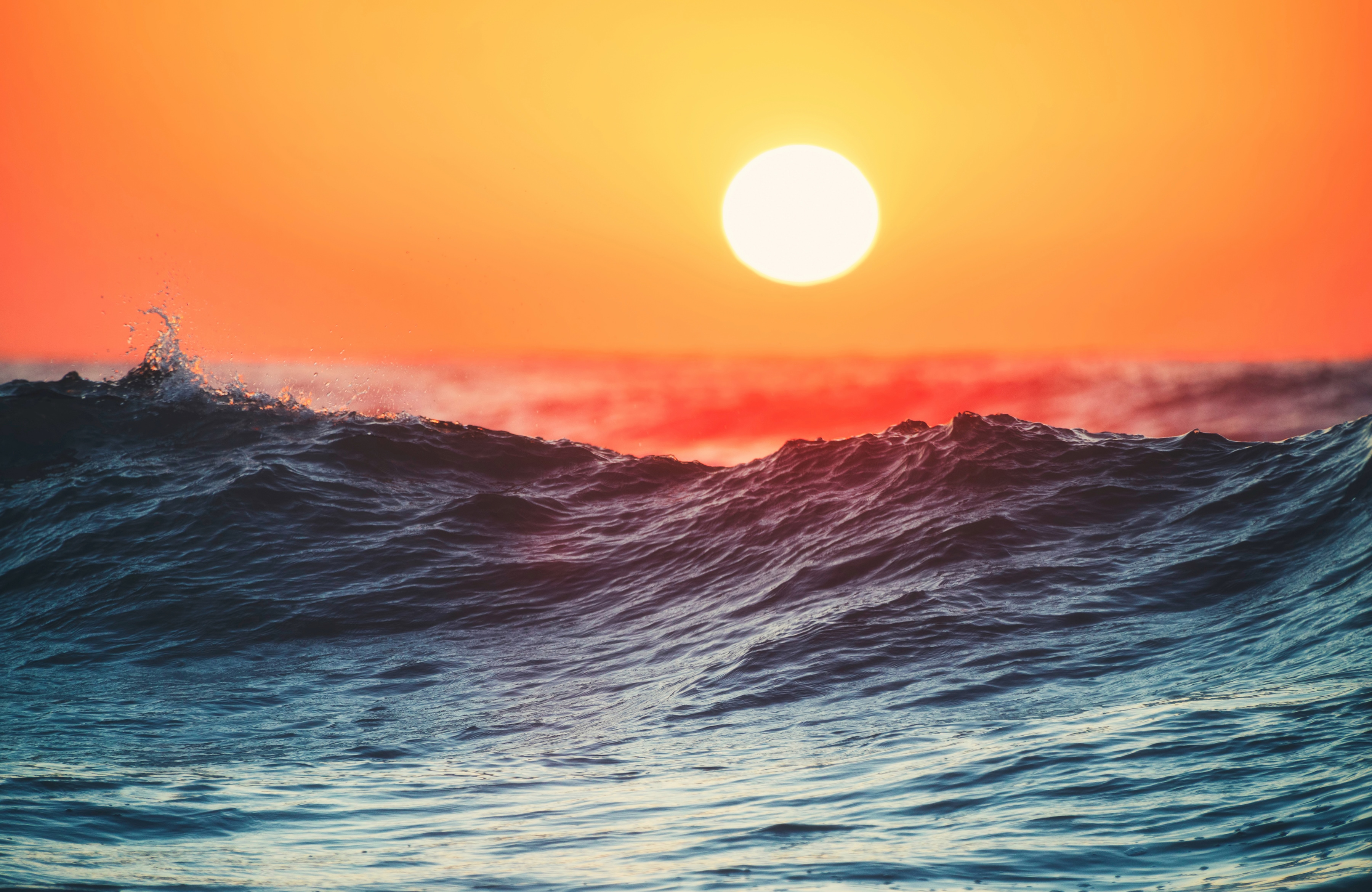 Papermoon Fototapete "SONNENUNTERGANG-NATUR LANDSCHAFT MEER STRAND SEE OZEAN"