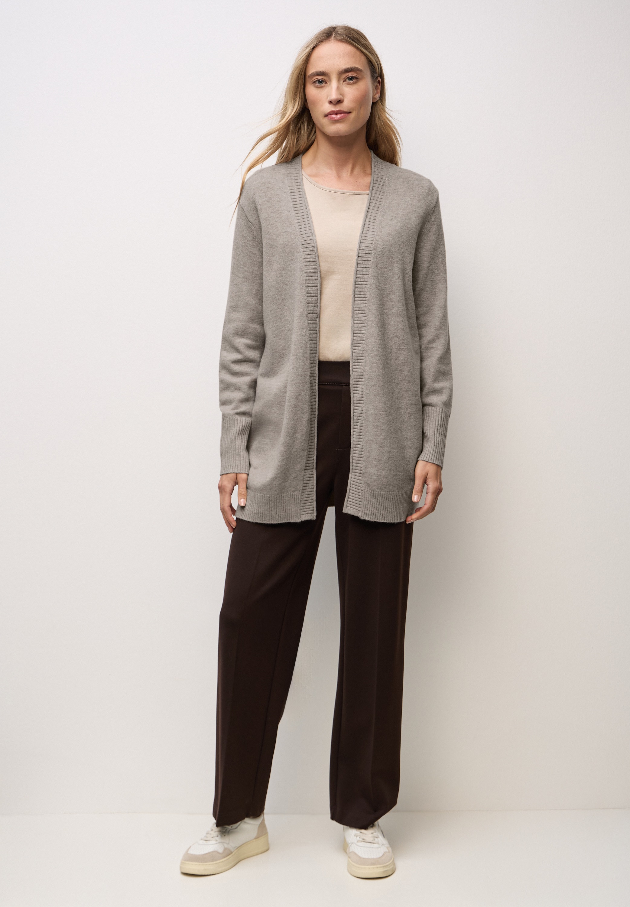 STREET ONE Strickjacke in Unifarbe