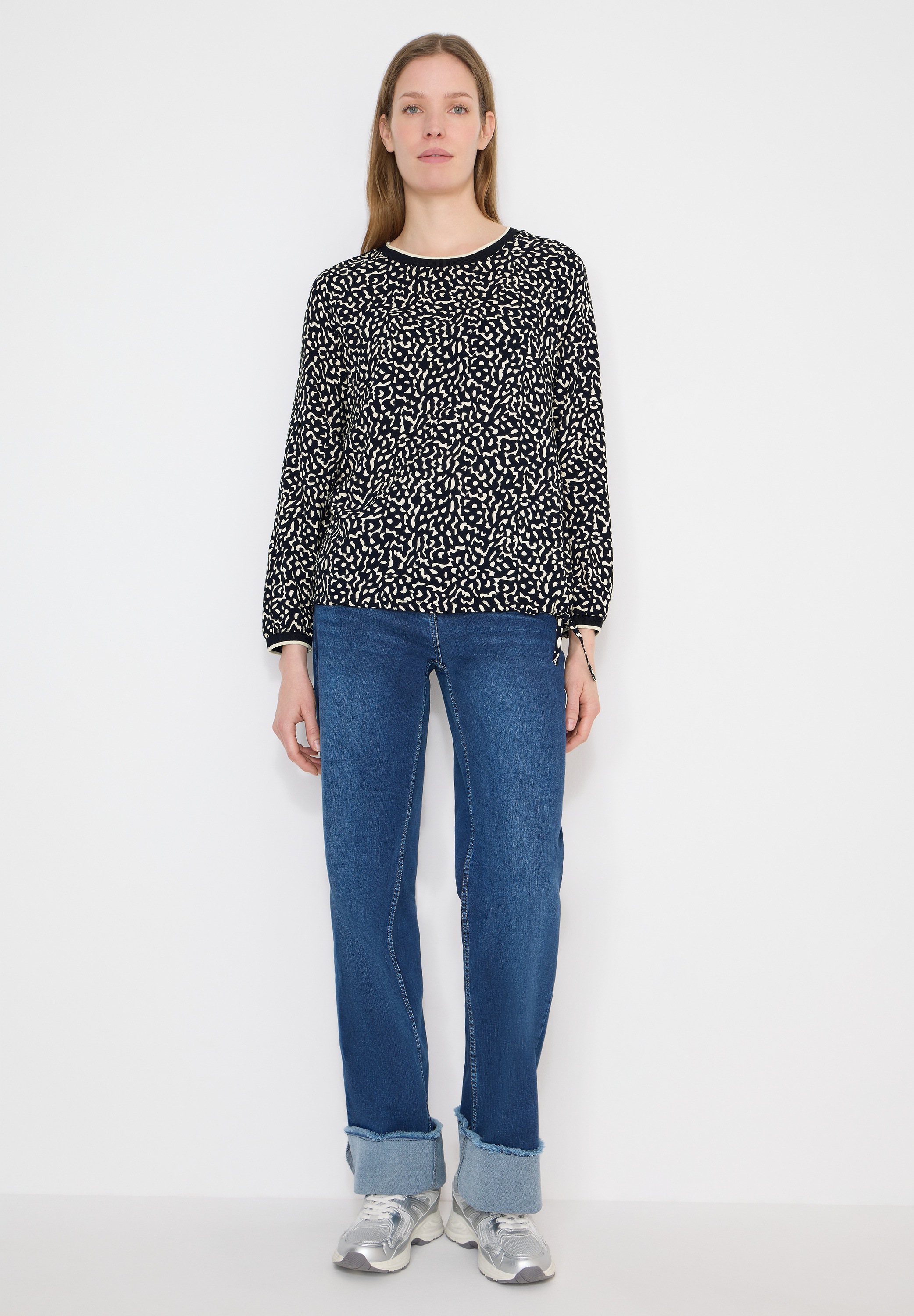 Thumbnail - Cecil Langarmbluse aus softer Viskose