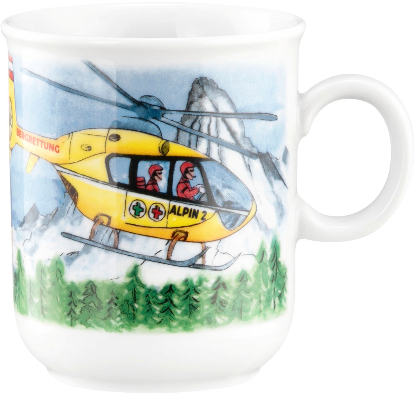 Seltmann Weiden Becher "Compact, Blaulicht" Becher mit Henkel 0,25 l günstig online kaufen