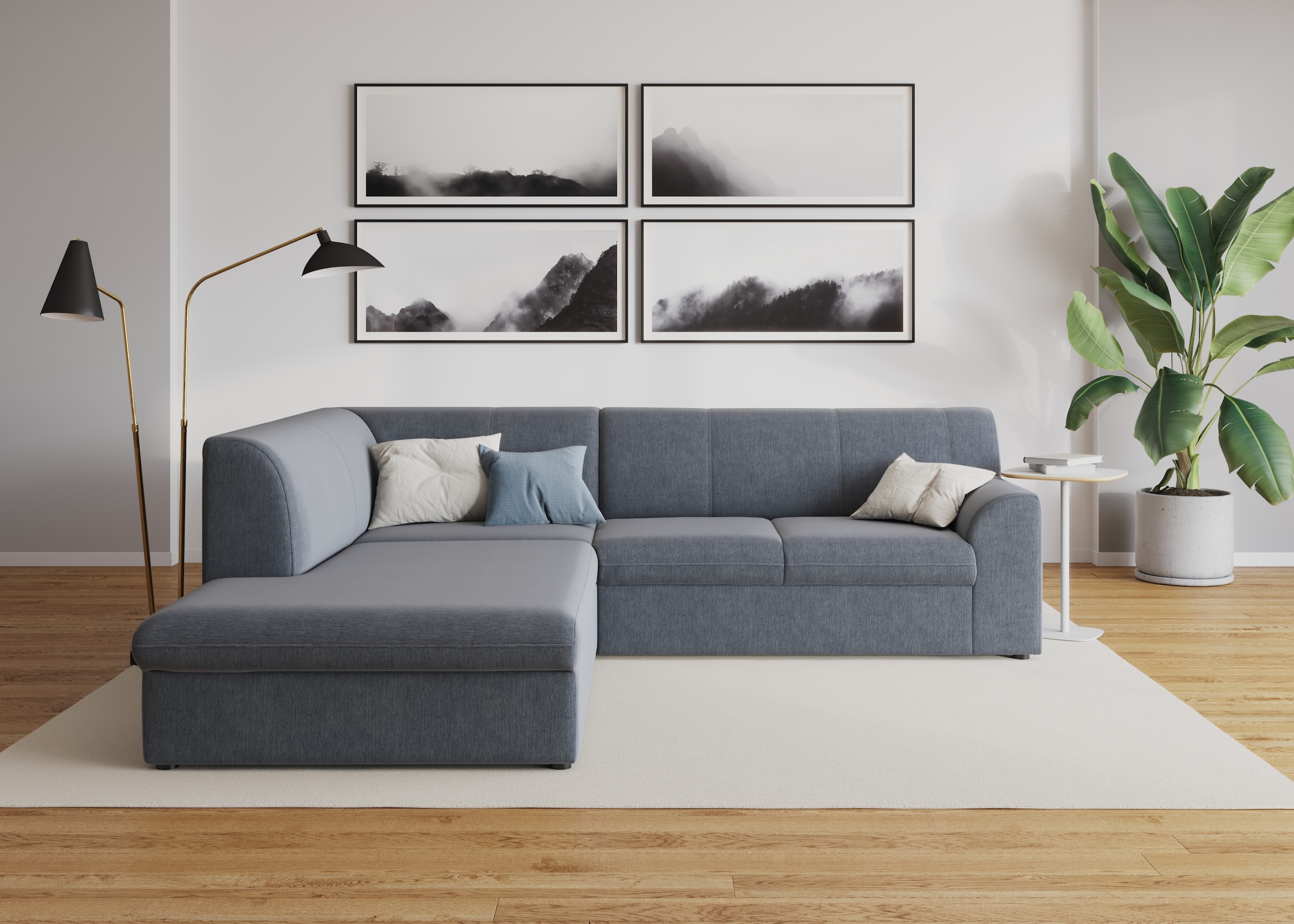 DOMO collection Ecksofa "Topper L-Form", mit Ottomane, wahlweise mit Schlaf günstig online kaufen