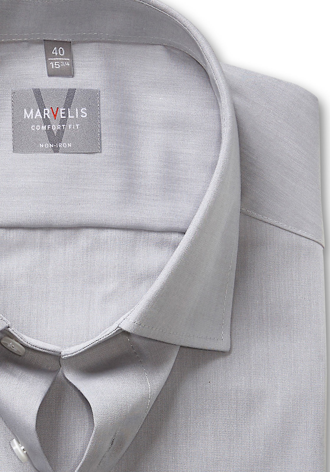 MARVELIS Langarmhemd Businesshemd, comfort fit, New-Kentkragen günstig online kaufen