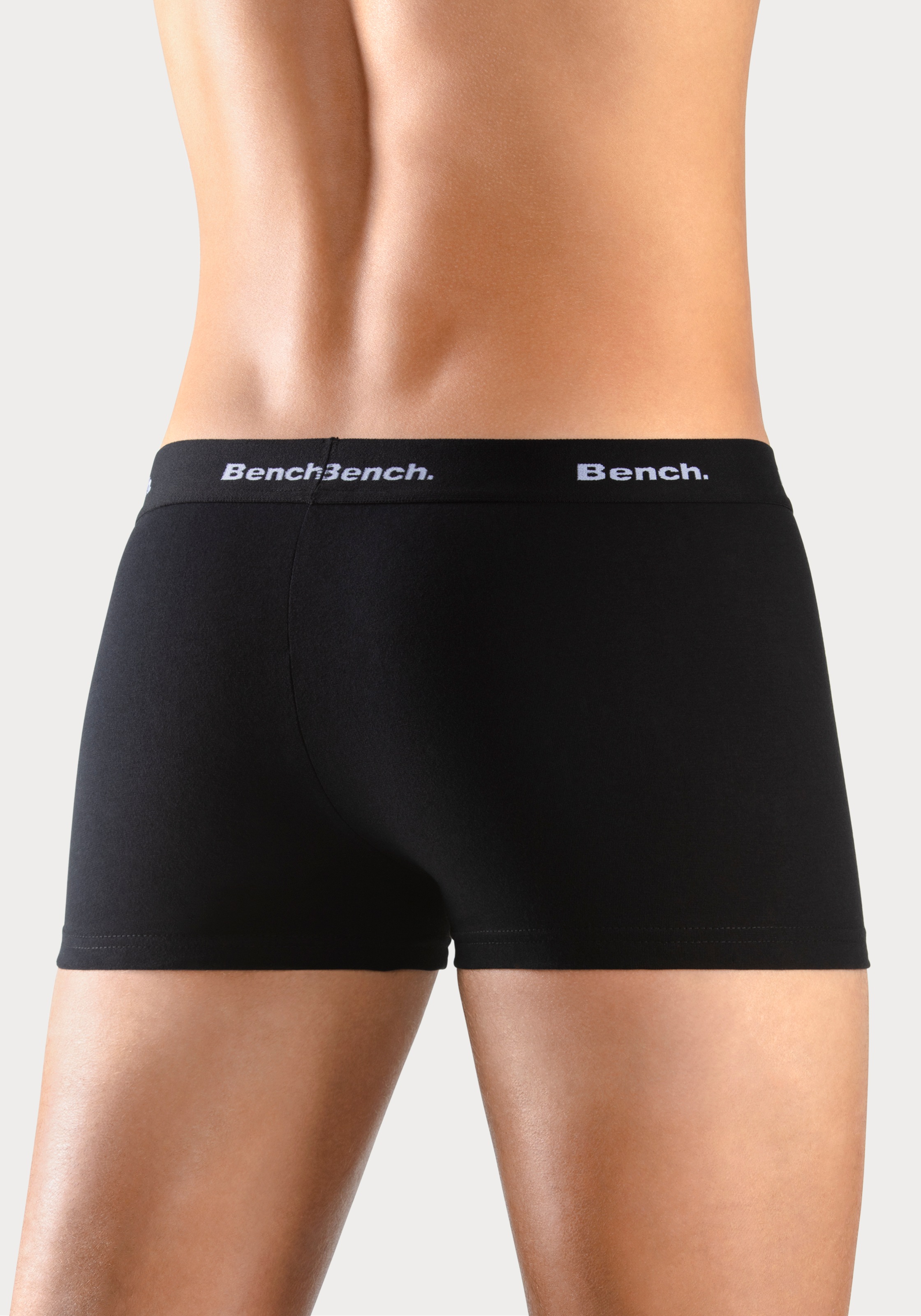 Thumbnail - Bench. Hipster, (Packung, 4 St.), knapp sitzende Boxershorts aus Baumwollmischung