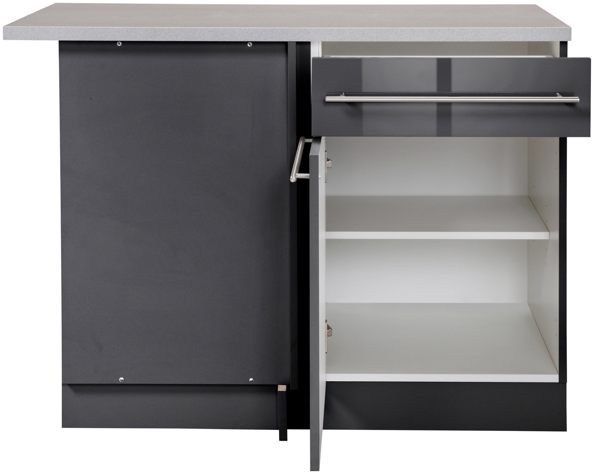 Thumbnail - wiho Küchen Eckunterschrank "Chicago, TOPSELLER" 110 cm breit, für eine optimale Raumnutzung