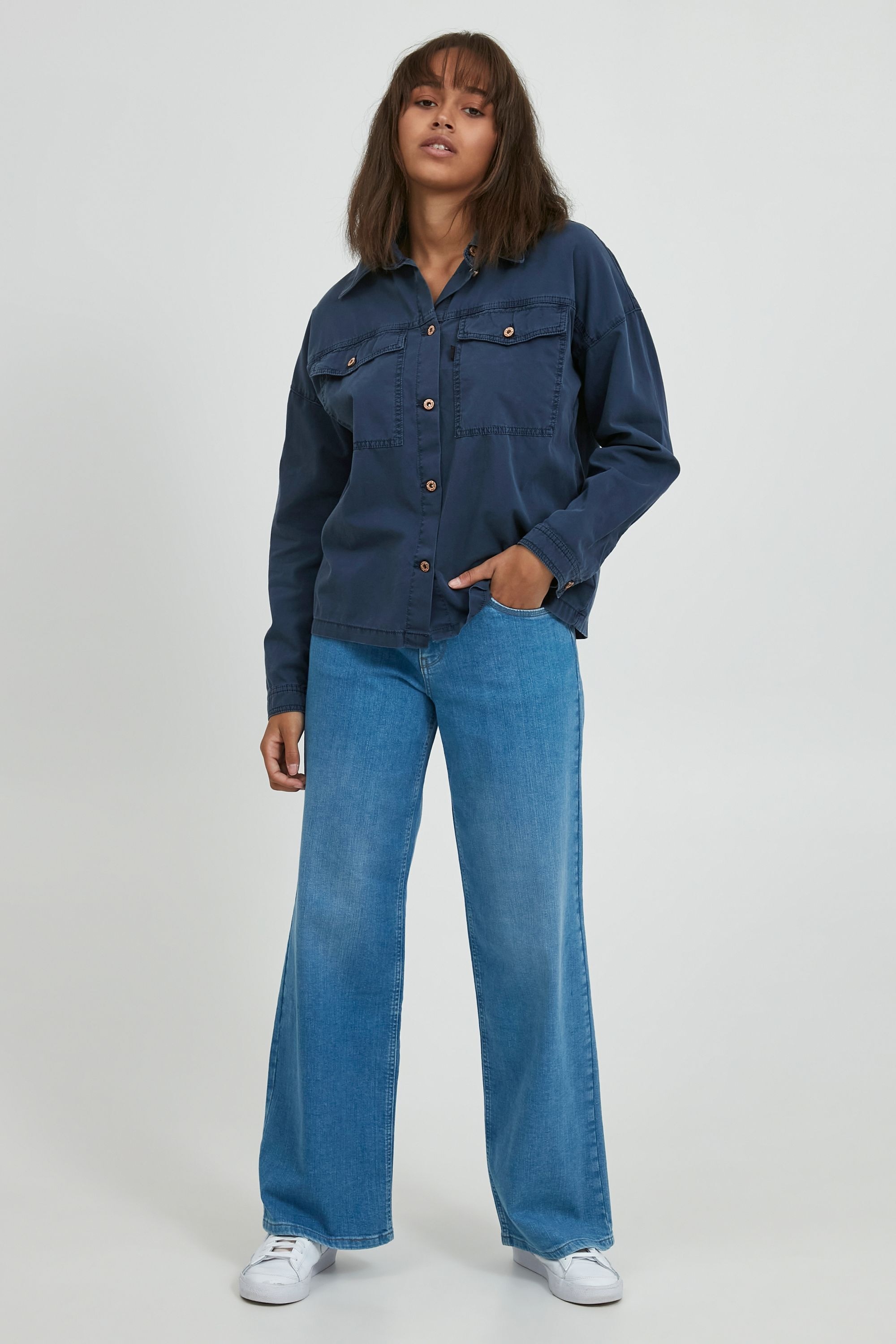Pulz Jeans Tunika »Langarmhemd PZLene«