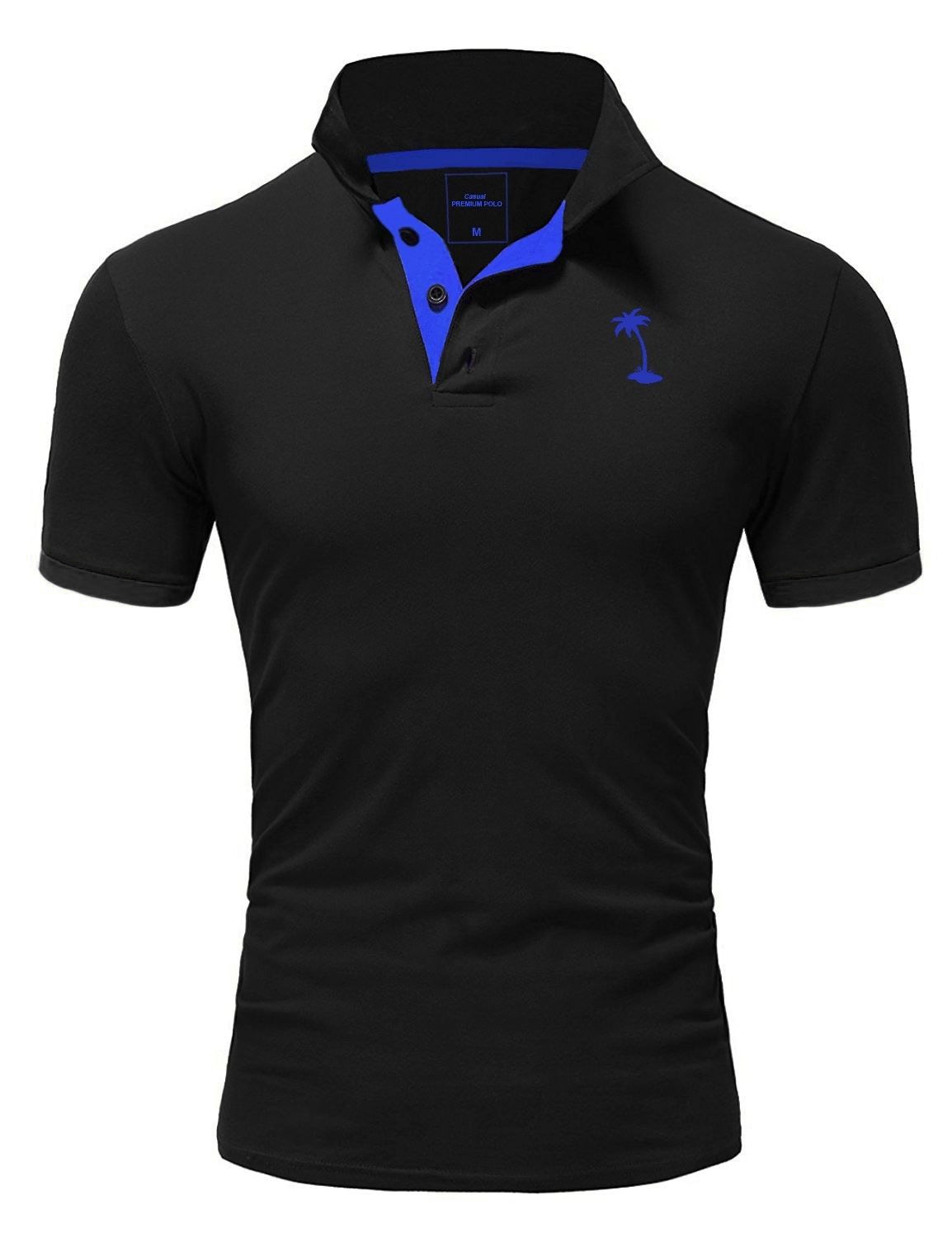 behype mit kontrastfarbigen Poloshirt »PALMSON« Details