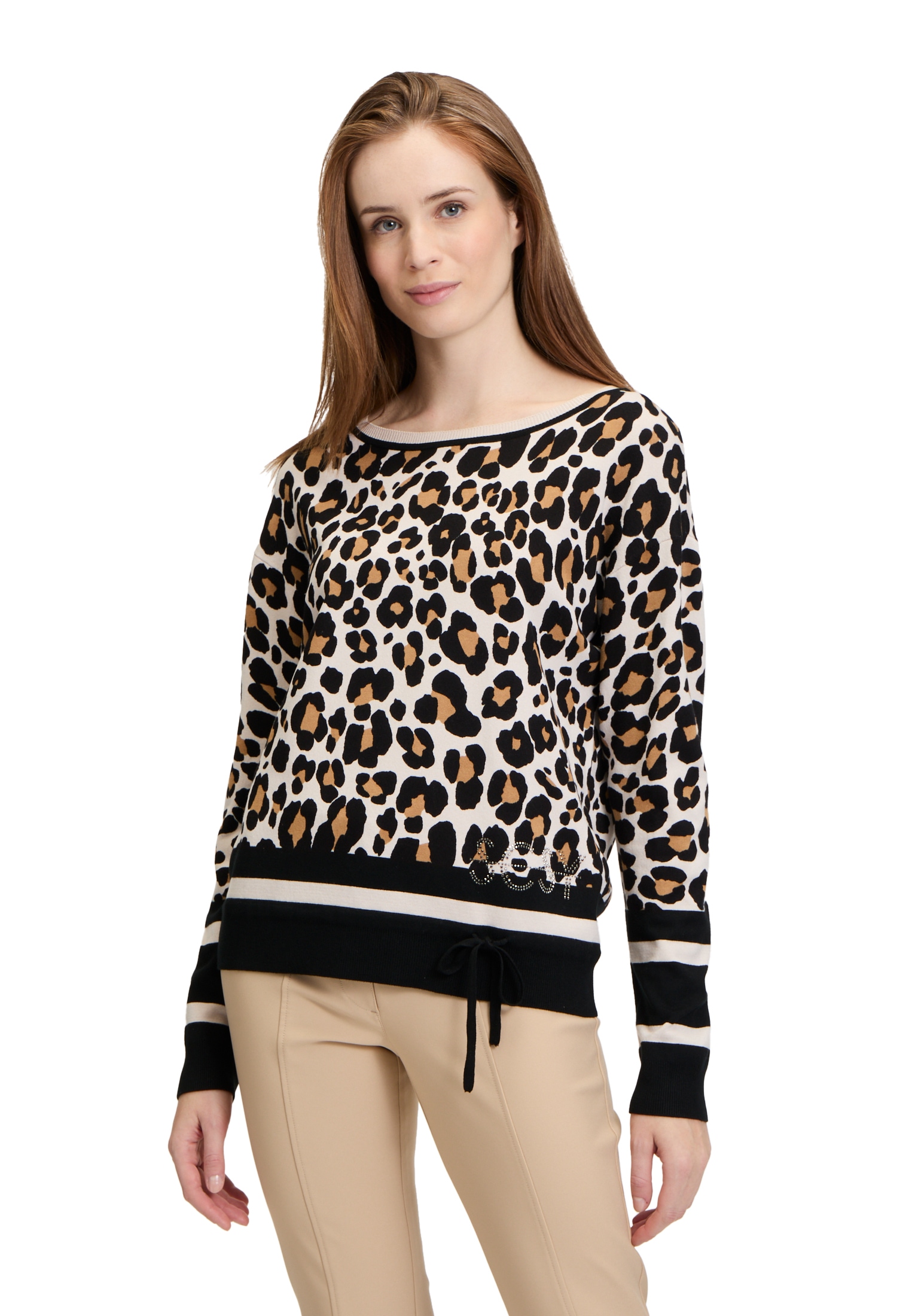 Betty Barclay Strickpullover "Betty Barclay Damen Feinstrickpullover mit Pr günstig online kaufen