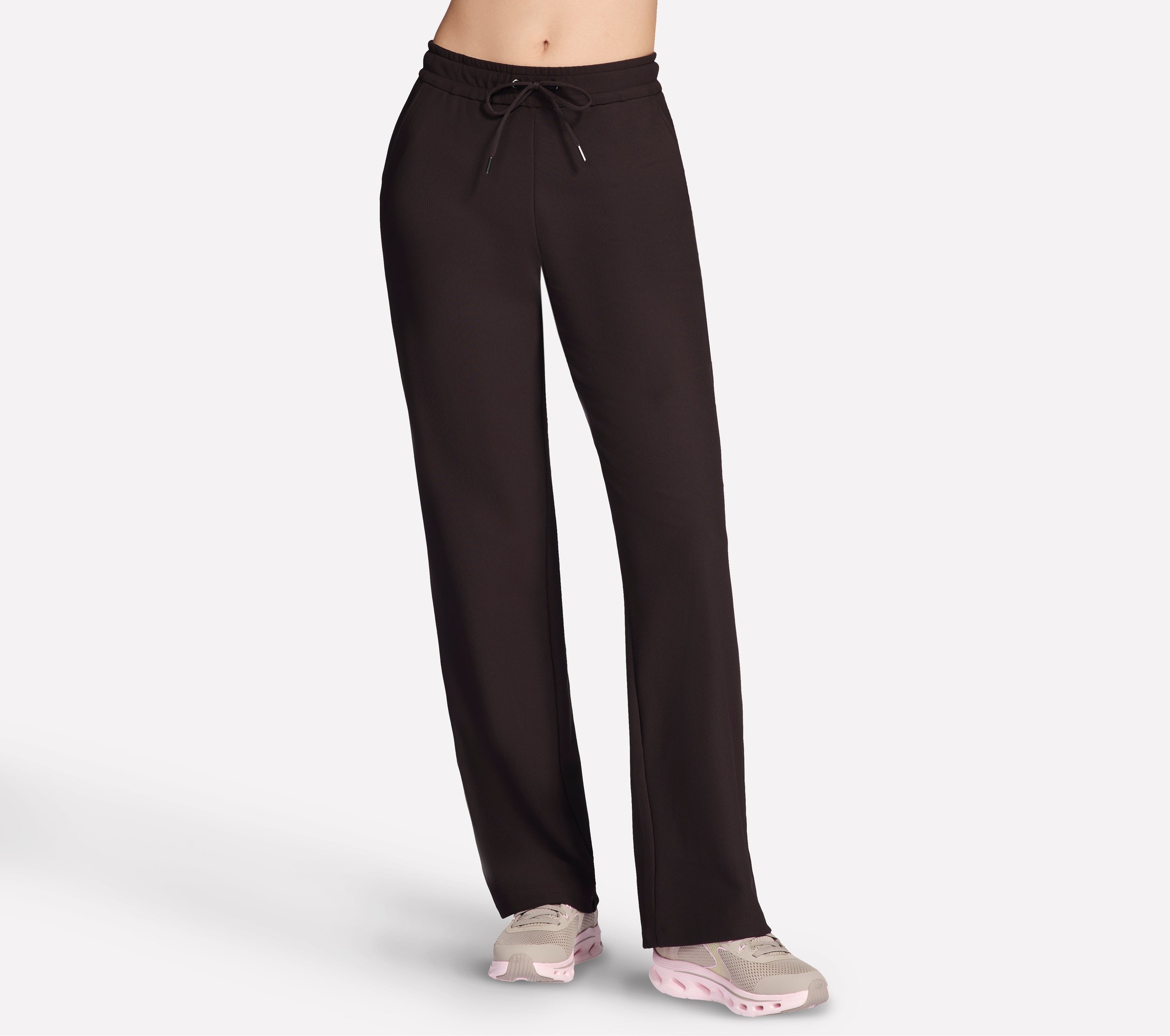 Skechers Funktionshose "GO LUXE RIB PANT" mit Taschen vorne, sportlicher Stil, aus weichem GO LUXE™ Material