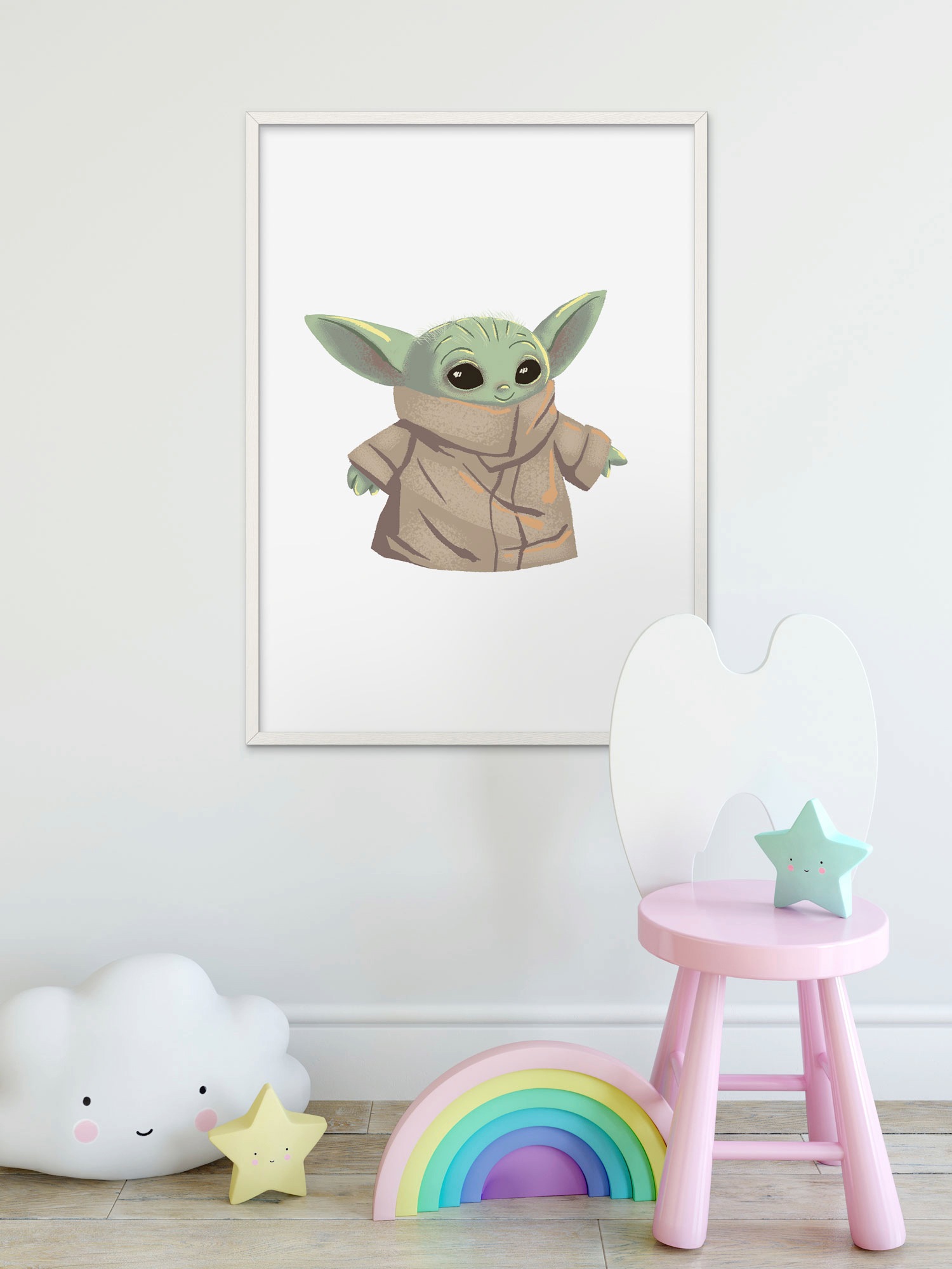Komar Bild "Mandalorian The Child Cutie", Disney-Star Wars, (1 St.), Wandbi günstig online kaufen