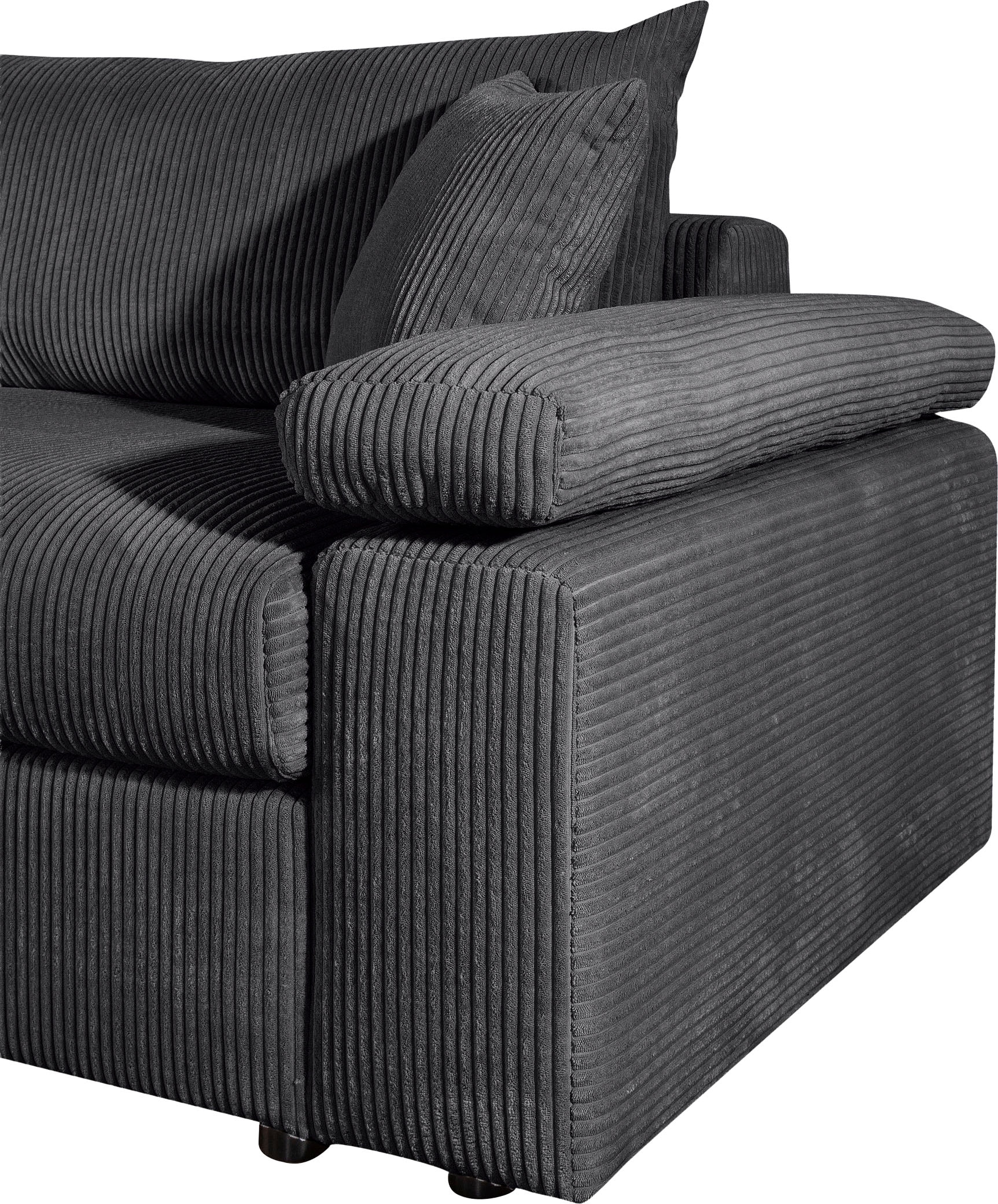COLLECTION AB Ecksofa »Cosy L-Form, Breite 234 cm« Sitzaufbau im Sanwich-Federkern mit Kaltschaumauflage