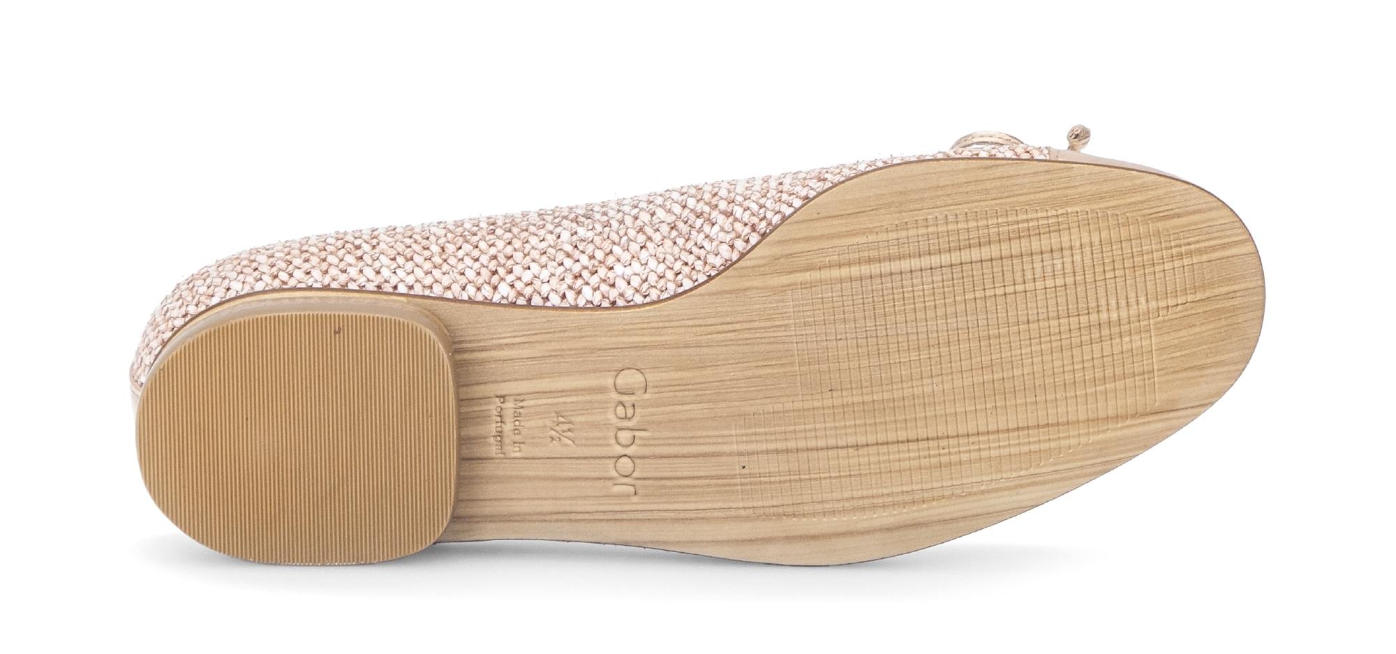 Gabor Ballerina  Blockabsatz, Businessschuh, Schupfschuh in runder Form
