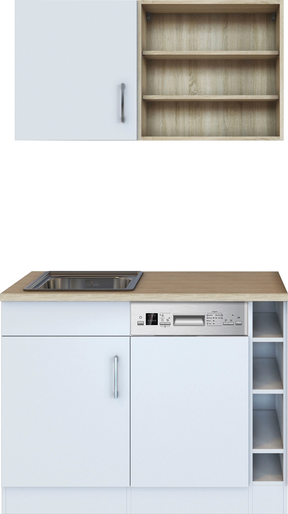 KOCHSTATION Pantryküche »KS-Mali«, Breite 110 cm, mit E-Geräten
