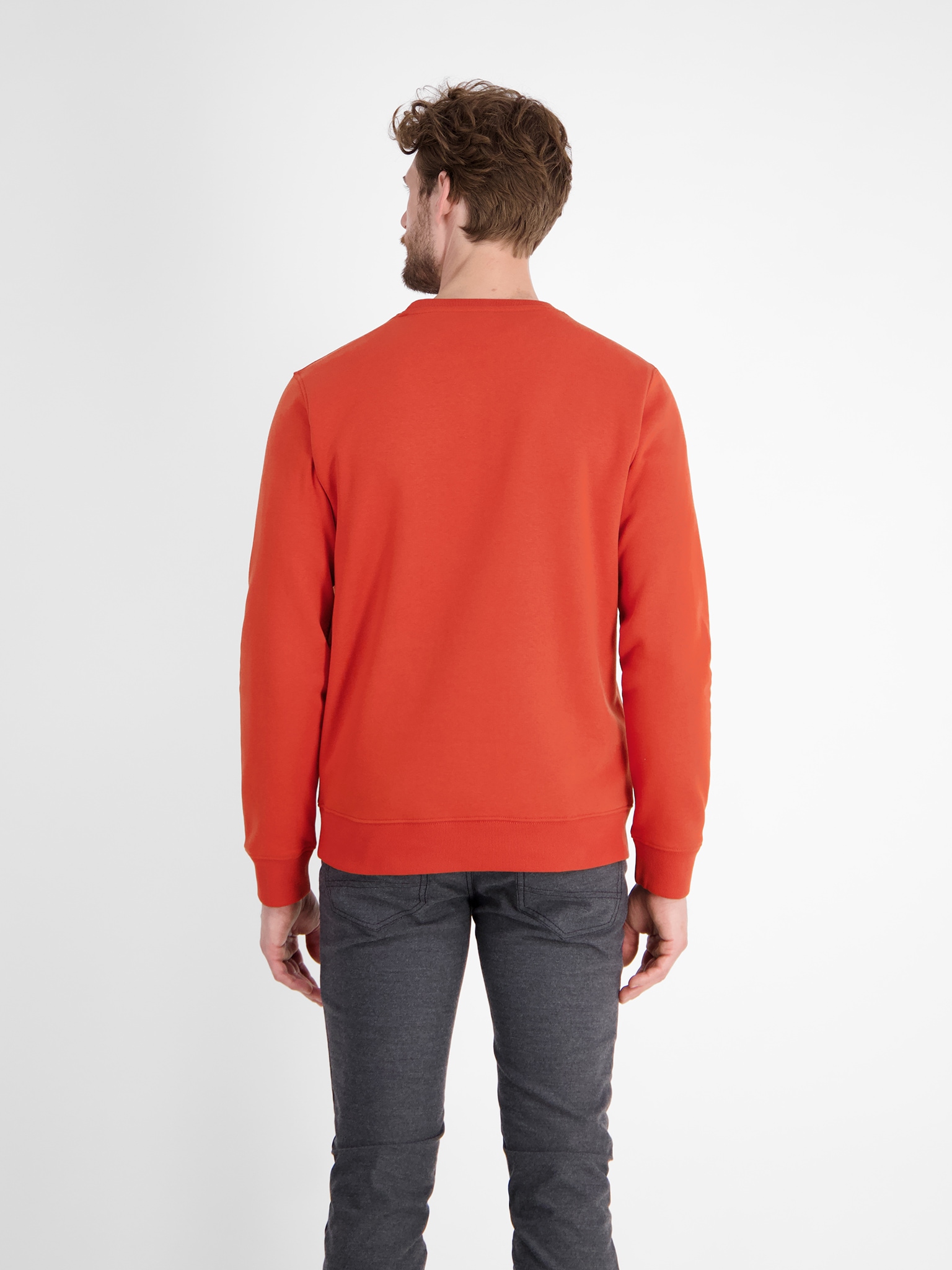 LERROS Sweater, mit Logo-Badge