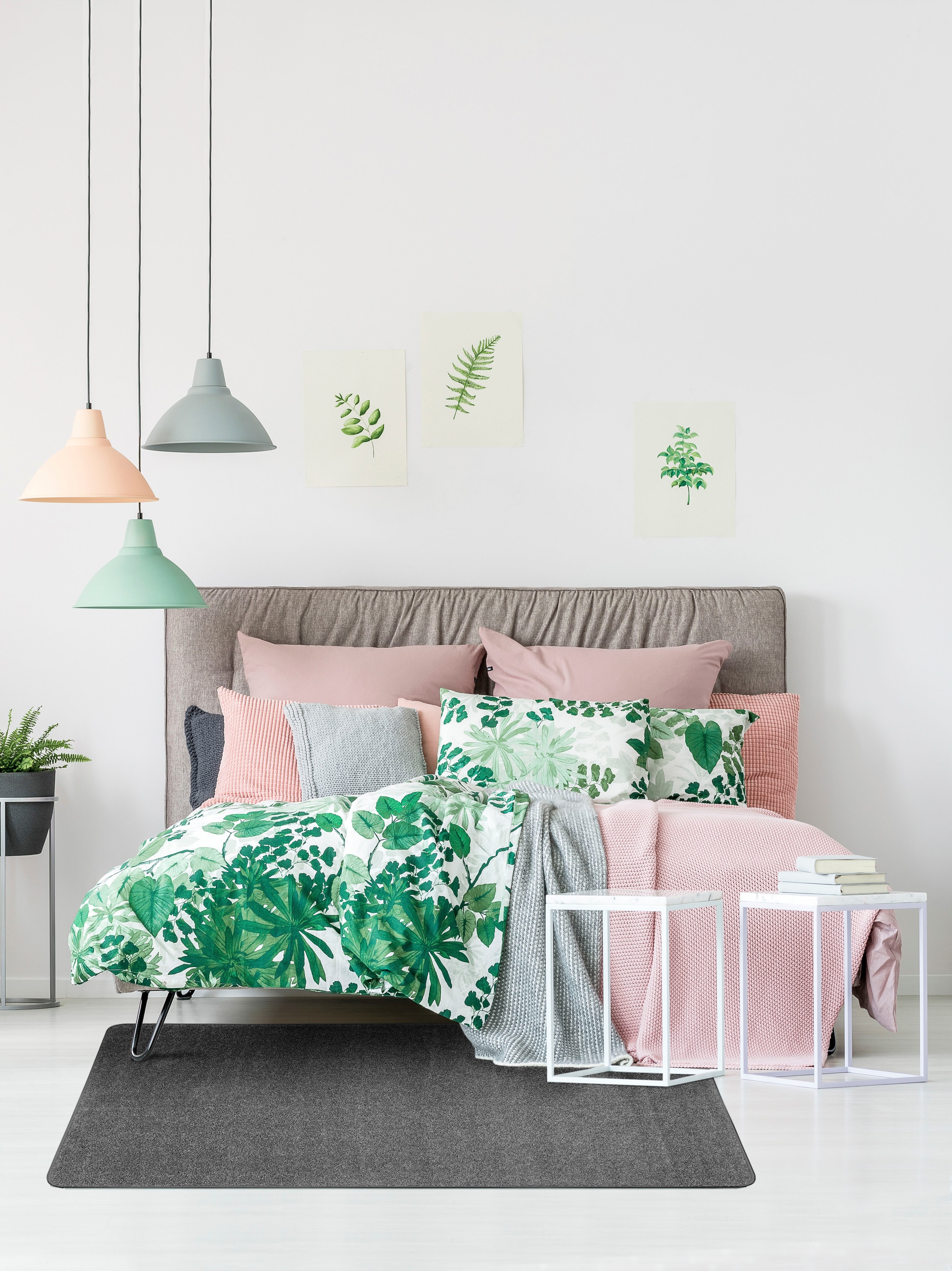 Andiamo Teppich »Parla«, rechteckig, 13 mm Höhe, Kurzflor, weicher Velours, ideal im Wohnzimmer & Schlafzimmer