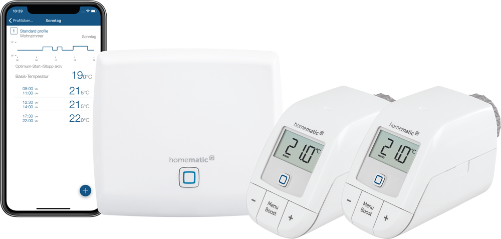 Homematic IP Smart-Home Starter-Set »Starter Set Heizen (156537A0)«