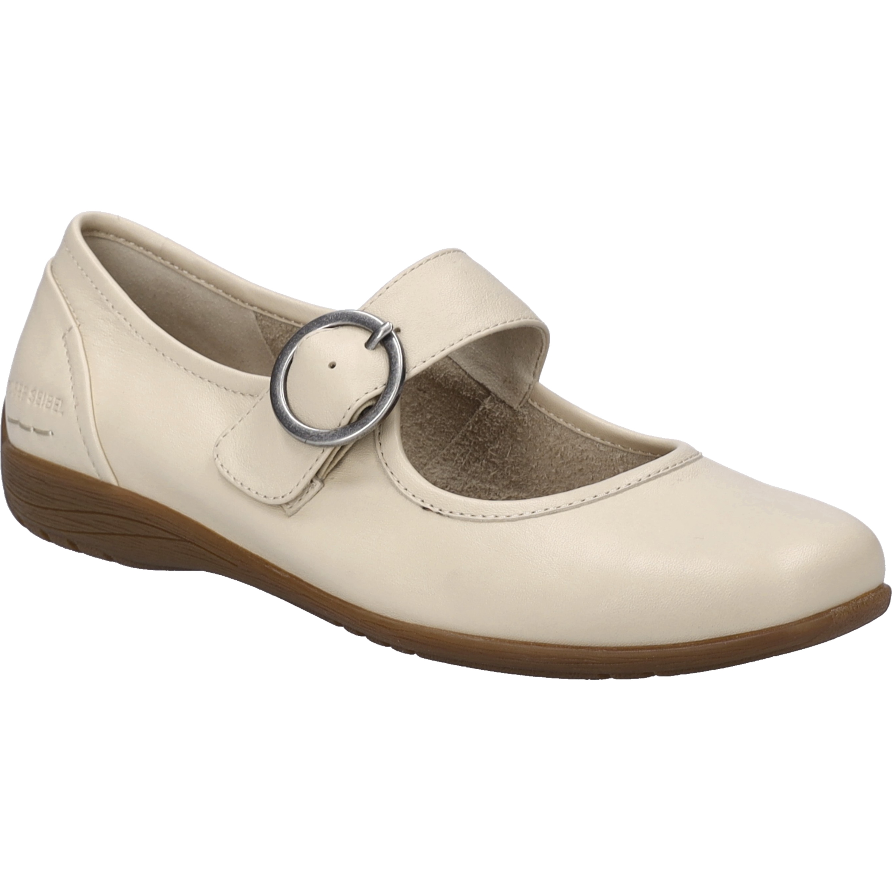 Ballerina JOSEF SEIBEL "Fenja 18, sand", Damen, Gr. 39, beige (sand), Obermaterial: 100% Rindsleder Leather cow., Schuhe Ballerina
