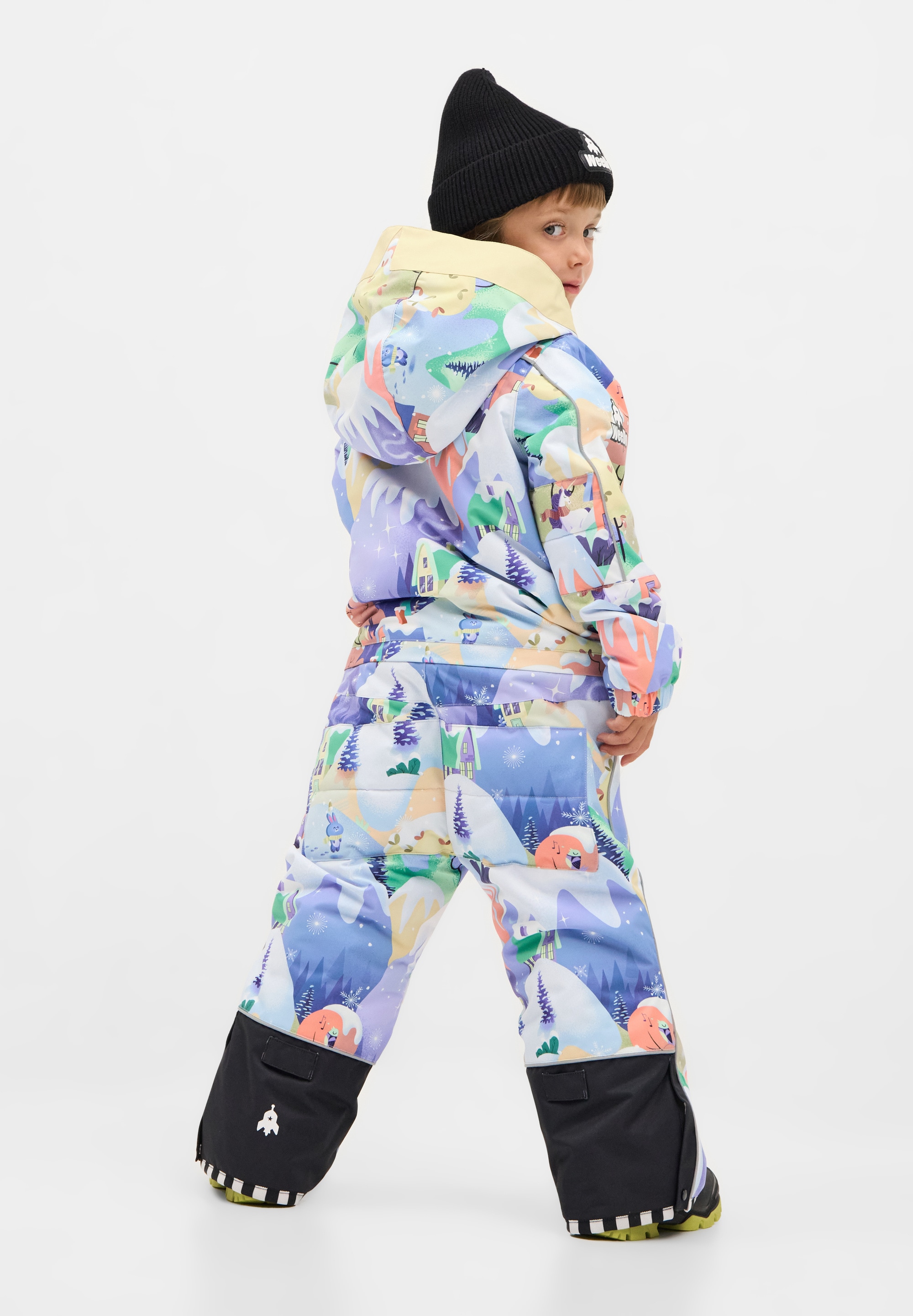 WeeDo Schneeoverall »COSMO PASTELWORLD Schneeanzug« Mitwachsender Schneeanzug