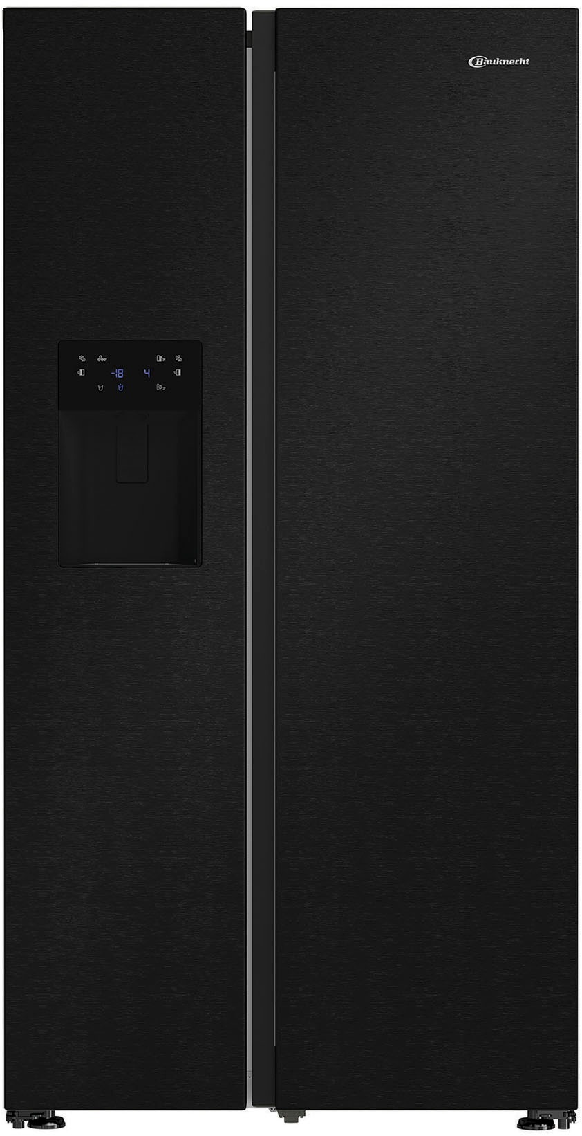 BAUKNECHT Side-by-Side "SBS IW D90 Black" 179 cm hoch 91 cm breit günstig online kaufen