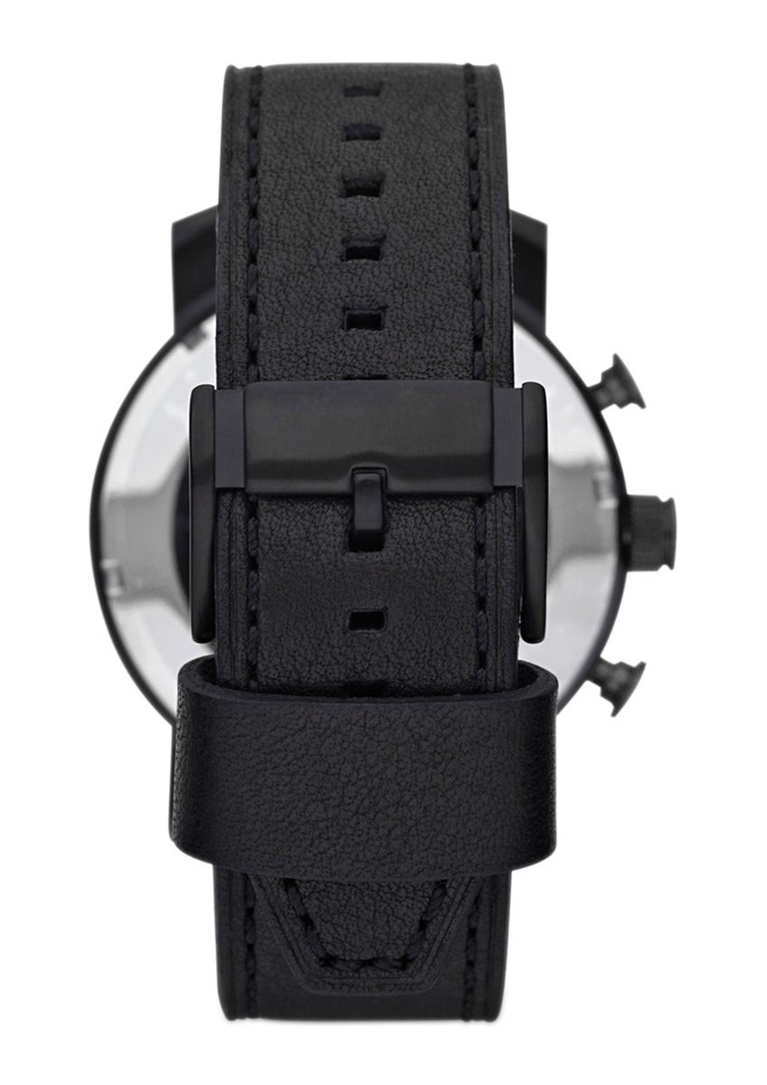 Fossil Chronograph »NATE«, Quarzuhr, Armbanduhr, Herrenuhr, Stoppfunktion, Lederarmband, Datum
