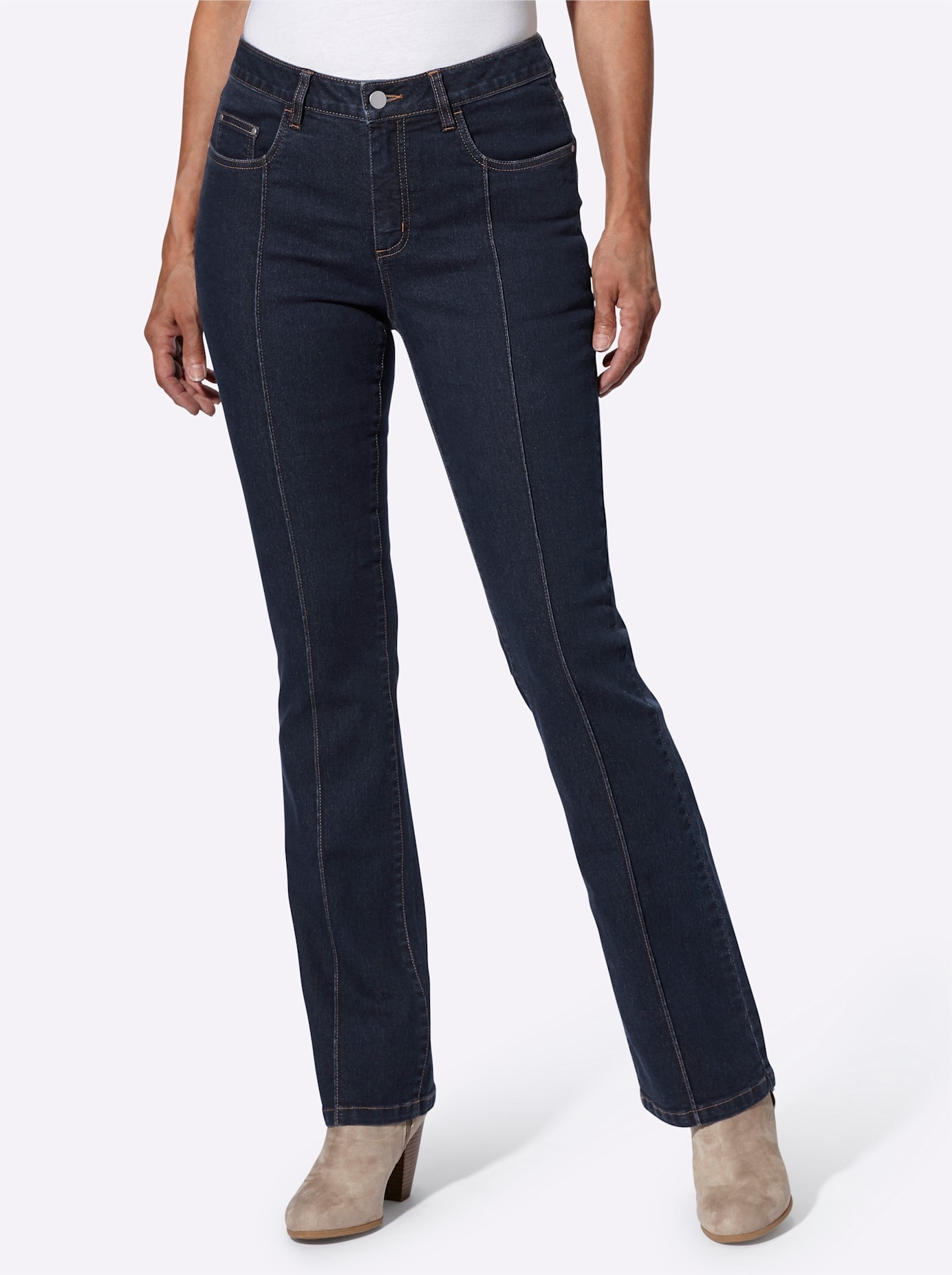 Classic Basics Bootcut-Jeans 1 Stk. tlg. günstig online kaufen