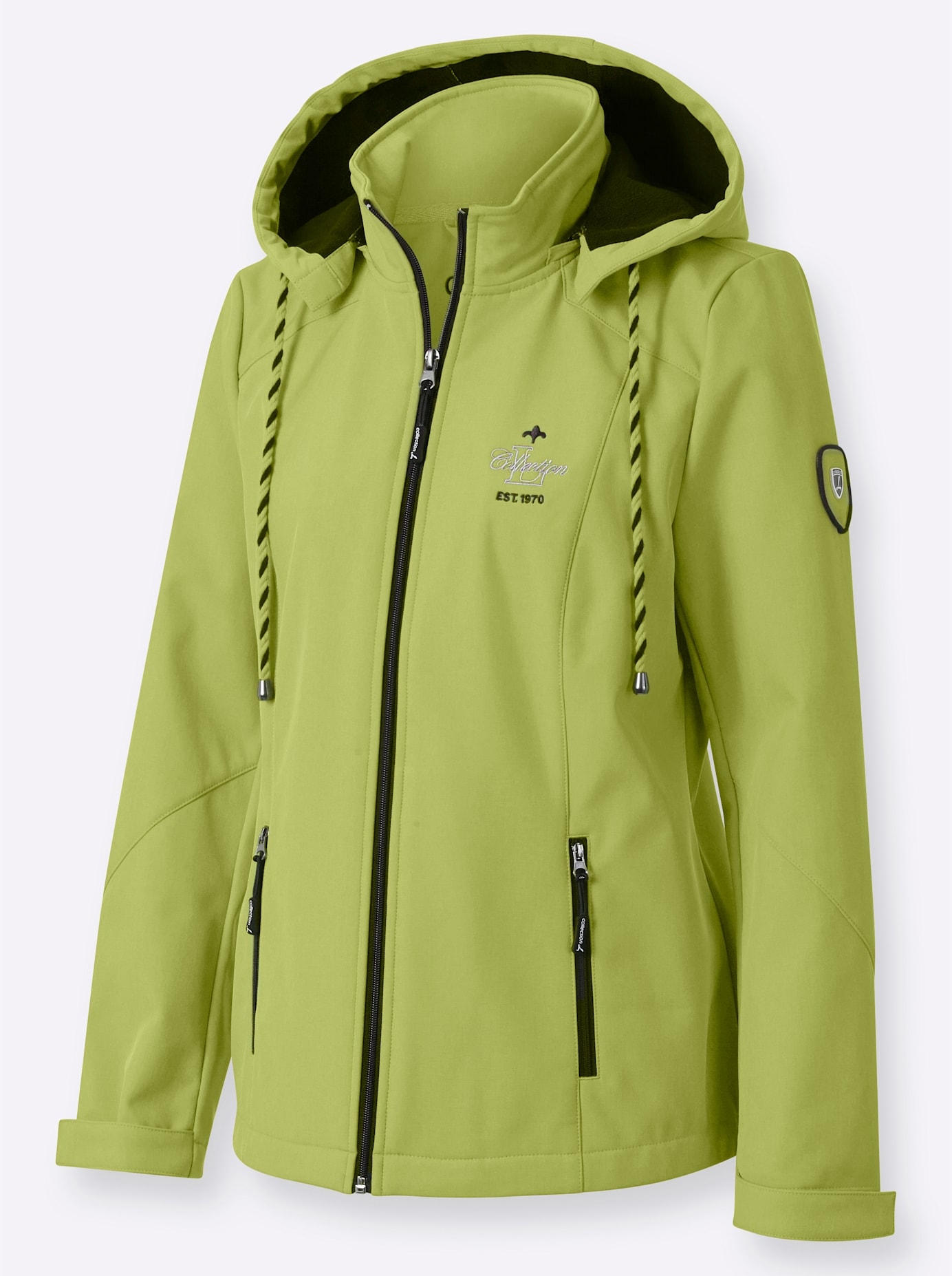 Casual Looks Softshelljacke, mit Kapuze