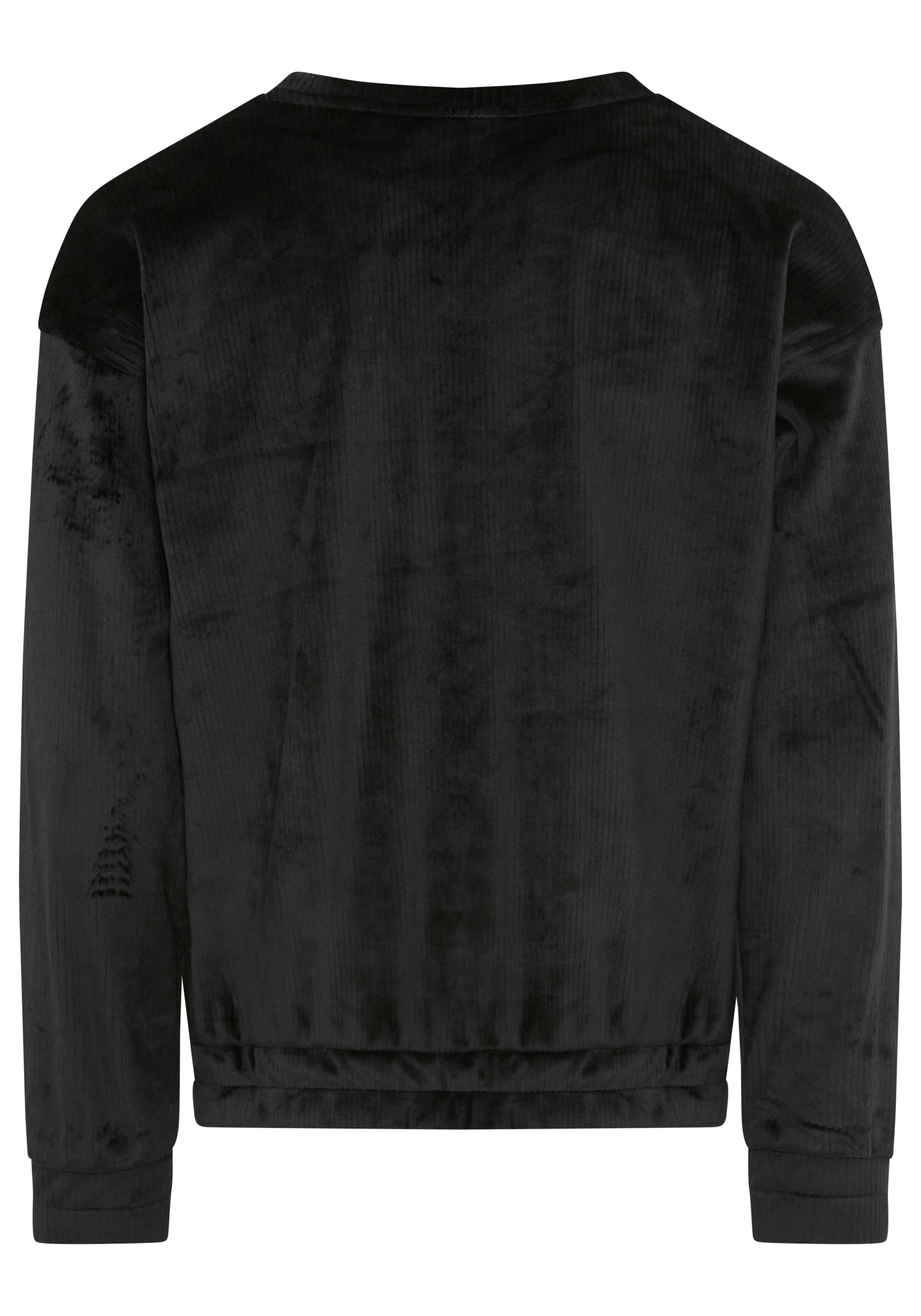 HUGO Underwear Sweatshirt Rundhalsausschnitt, relaxed fit, elastischer Bund, Samt-Qualität