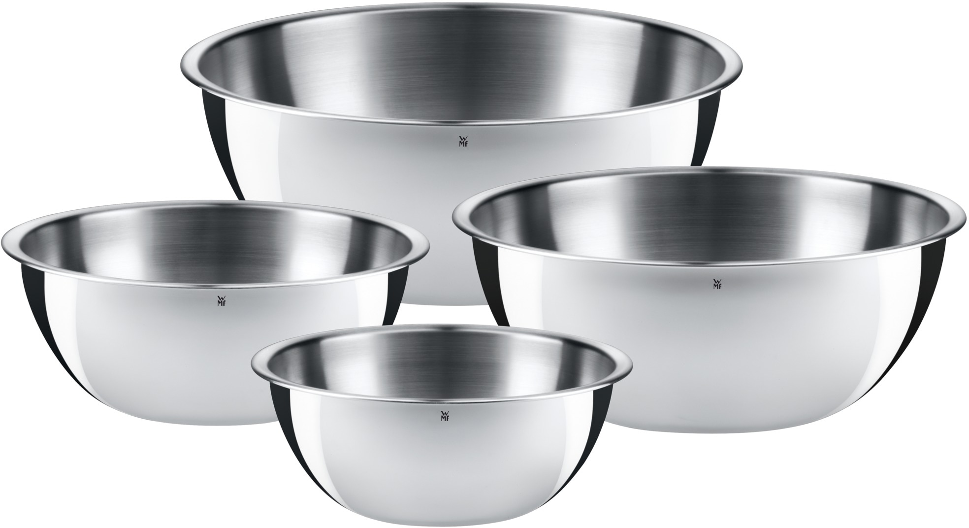 WMF Schüssel "Set Gourmet (Ø 16/18/22/24 cm), 360 Schüttrand, tropffreies A günstig online kaufen