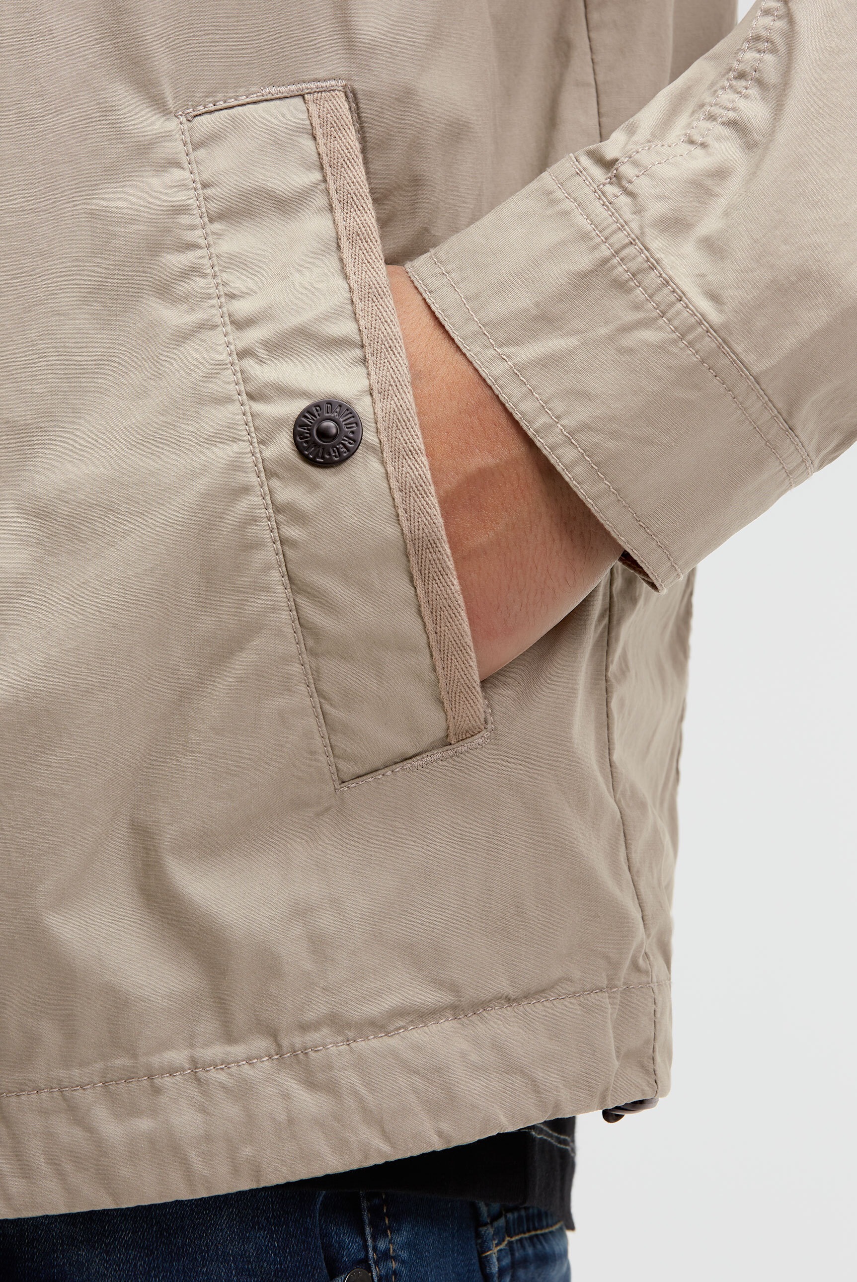 CAMP DAVID Outdoorjacke ohne Kapuze