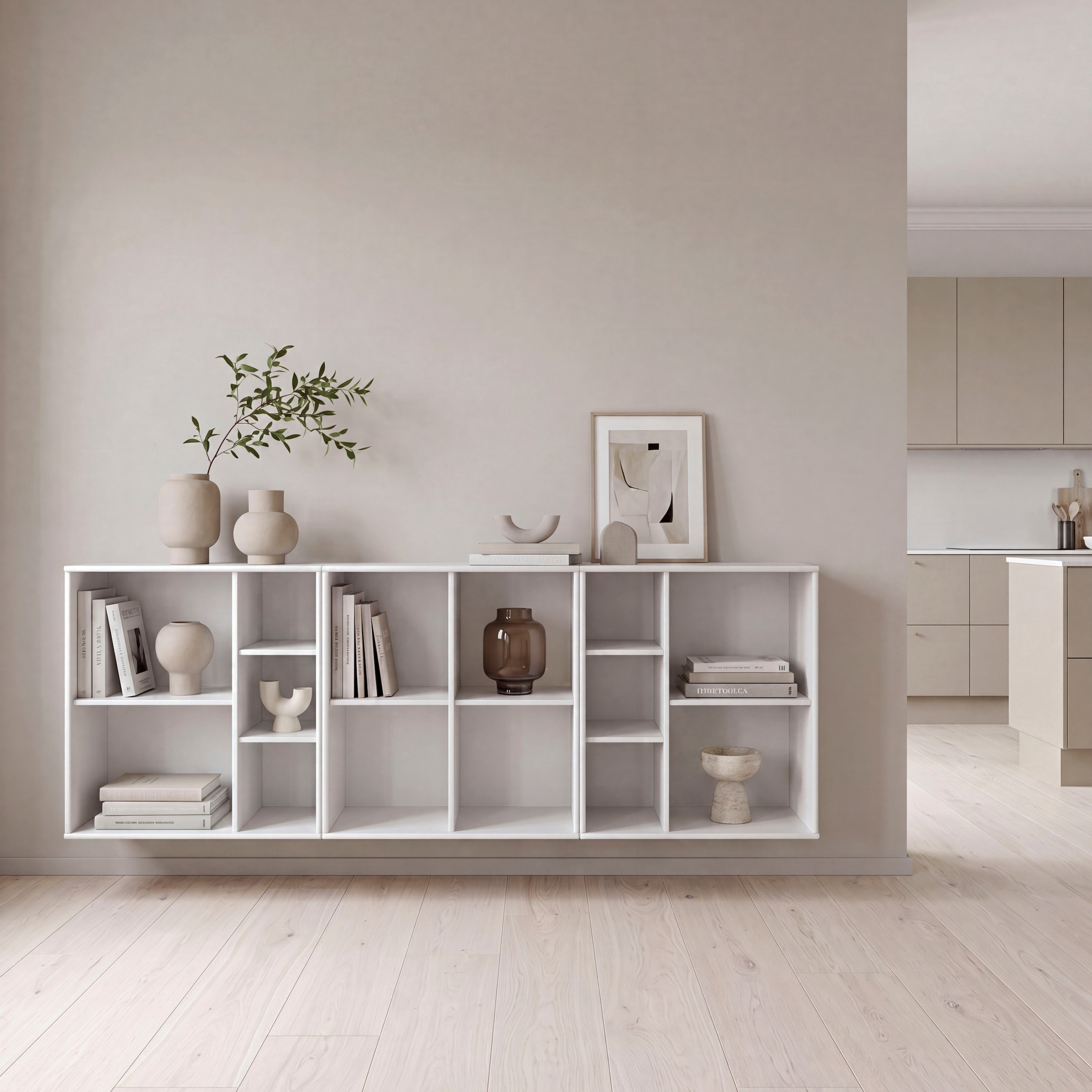 Hammel Furniture Bücherregal »Mistral Kubus 028, Hochwertig Hängeregal, Wandregal« 1 Stk. tlg. Wandmontage/Freistehend, B:69 cm, T:27 cm. anpassungsbar Designmöbel