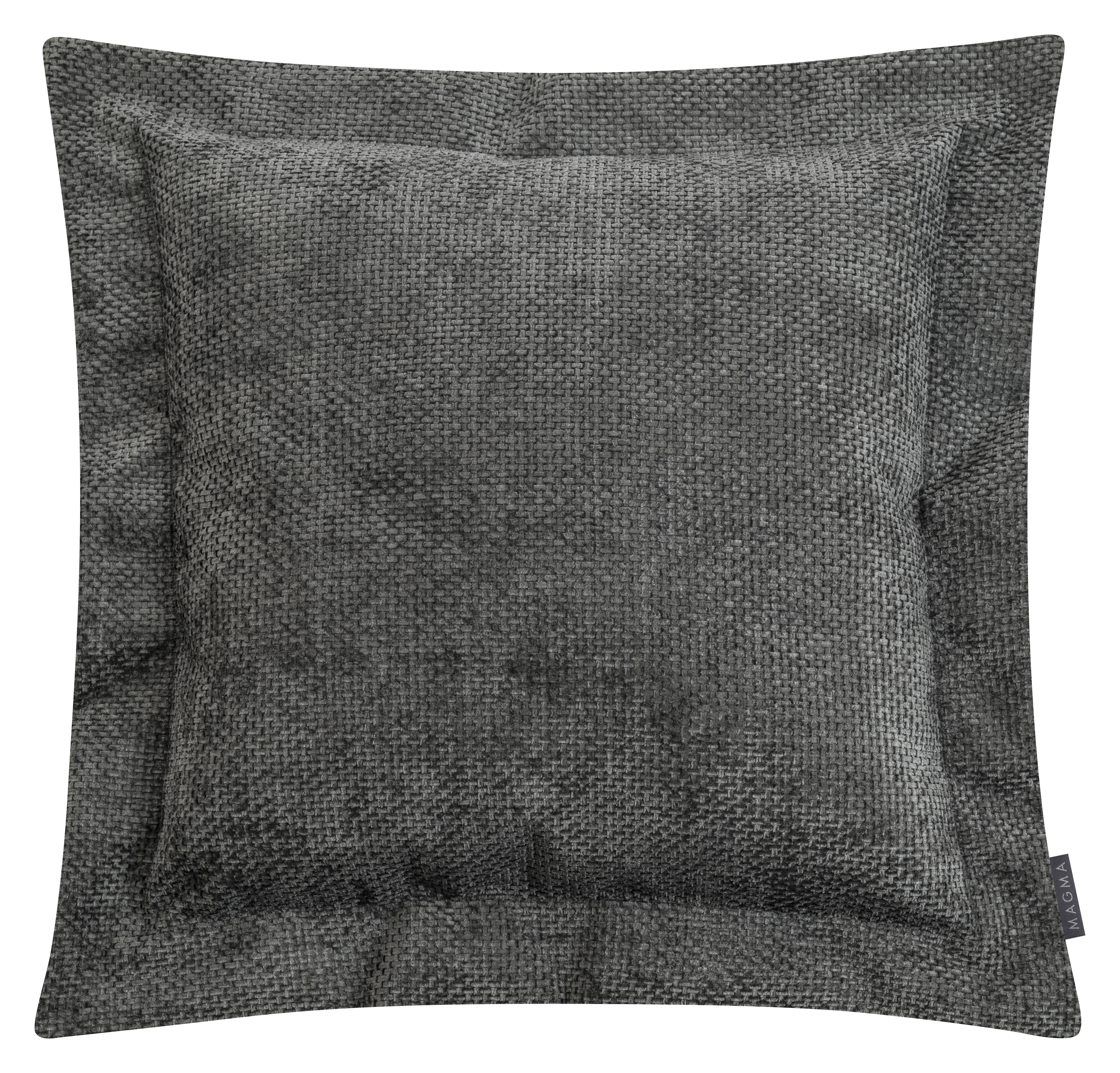 Magma Heimtex Dekokissen "ARLO Flatterkissen" Elegantes Zierkissen mit samtiger Struktur und zeitlosem Design