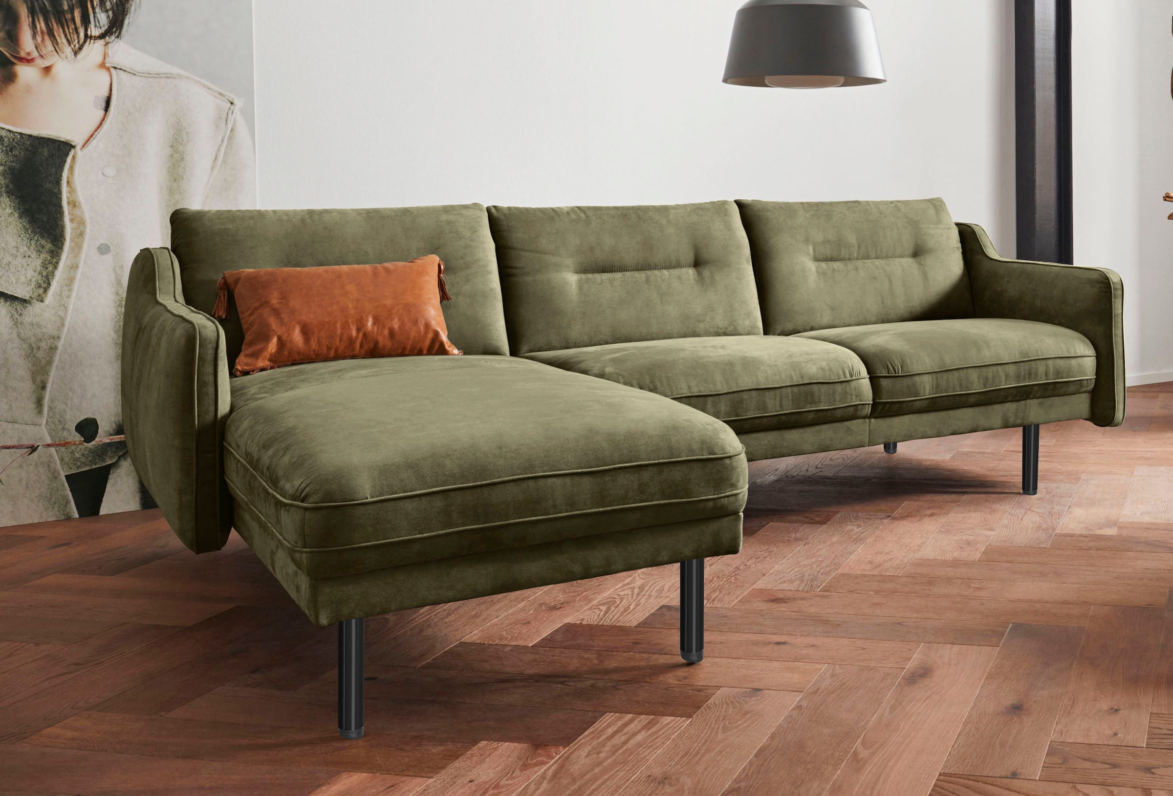 andas Ecksofa "Nordfyn L-Form", edles Design in 3 Bezugsqualitäten, Design günstig online kaufen