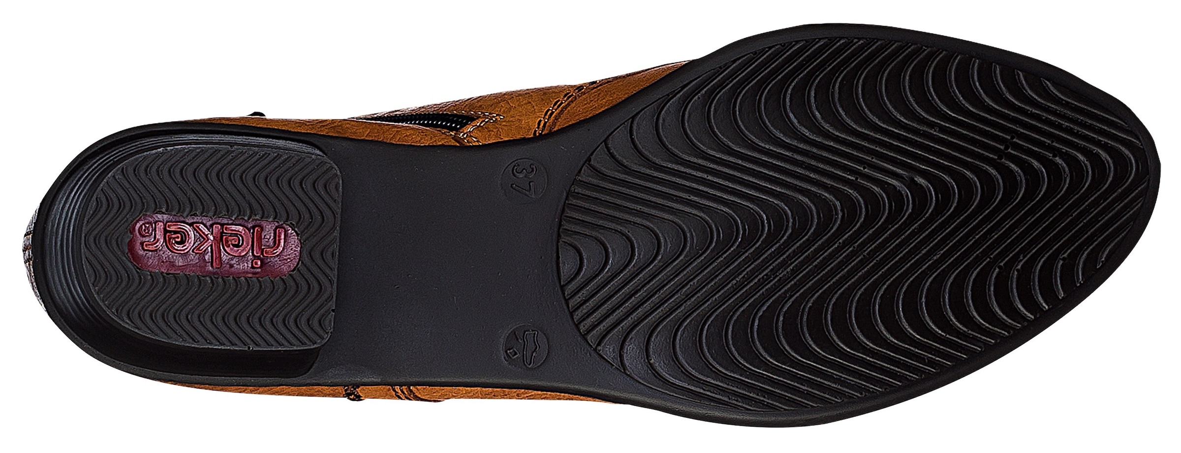 Rieker Schnürstiefelette, Schnürboots, Blockabsatz, in elegantem Look